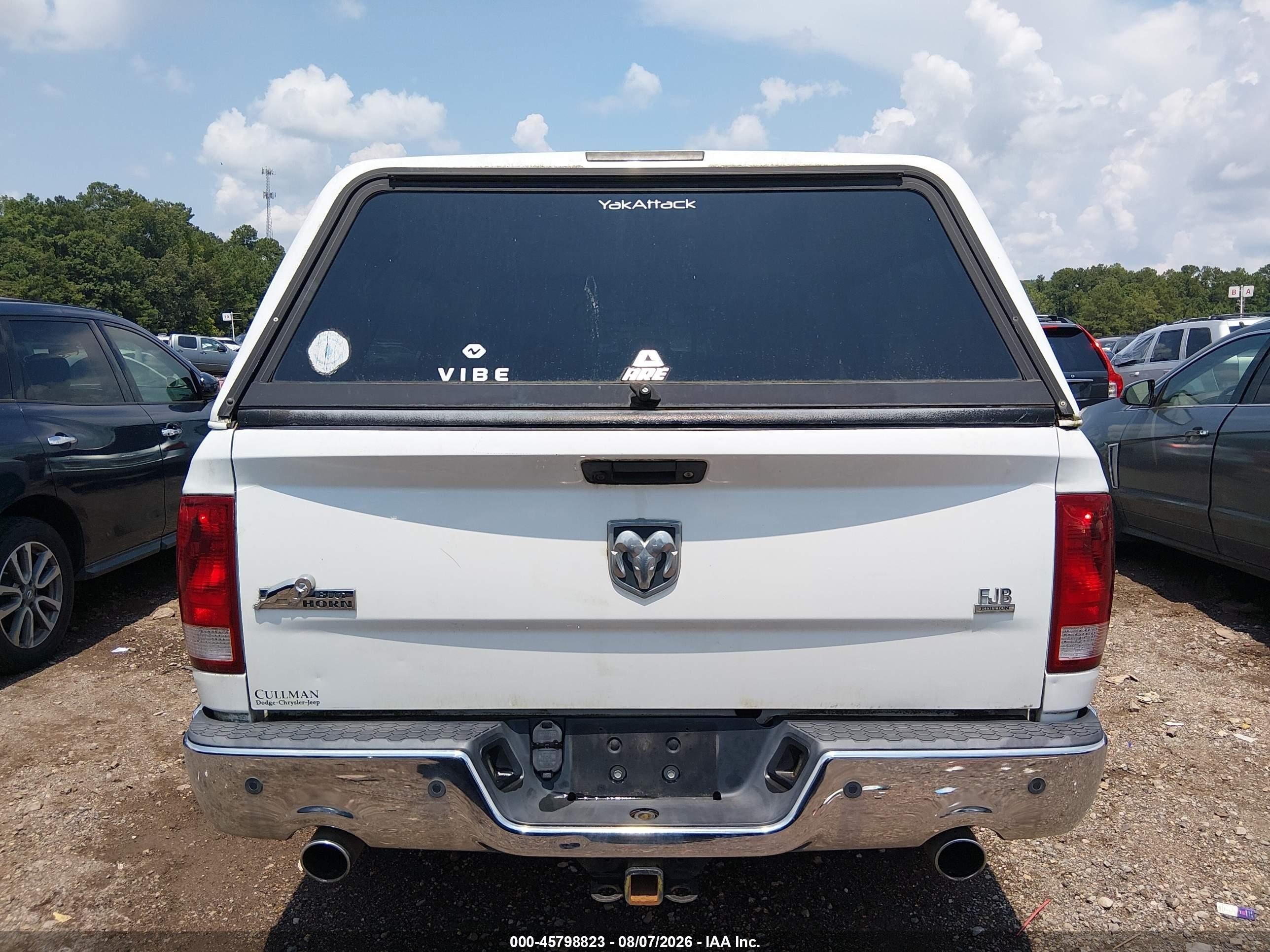 2011 Ram Ram 1500 Slt White vin: 1D7RB1GT1BS696758