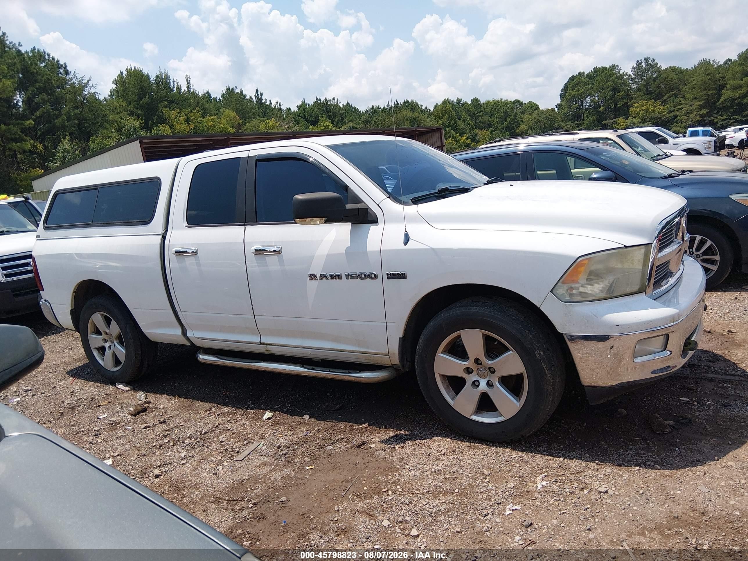2011 Ram Ram 1500 Slt White vin: 1D7RB1GT1BS696758