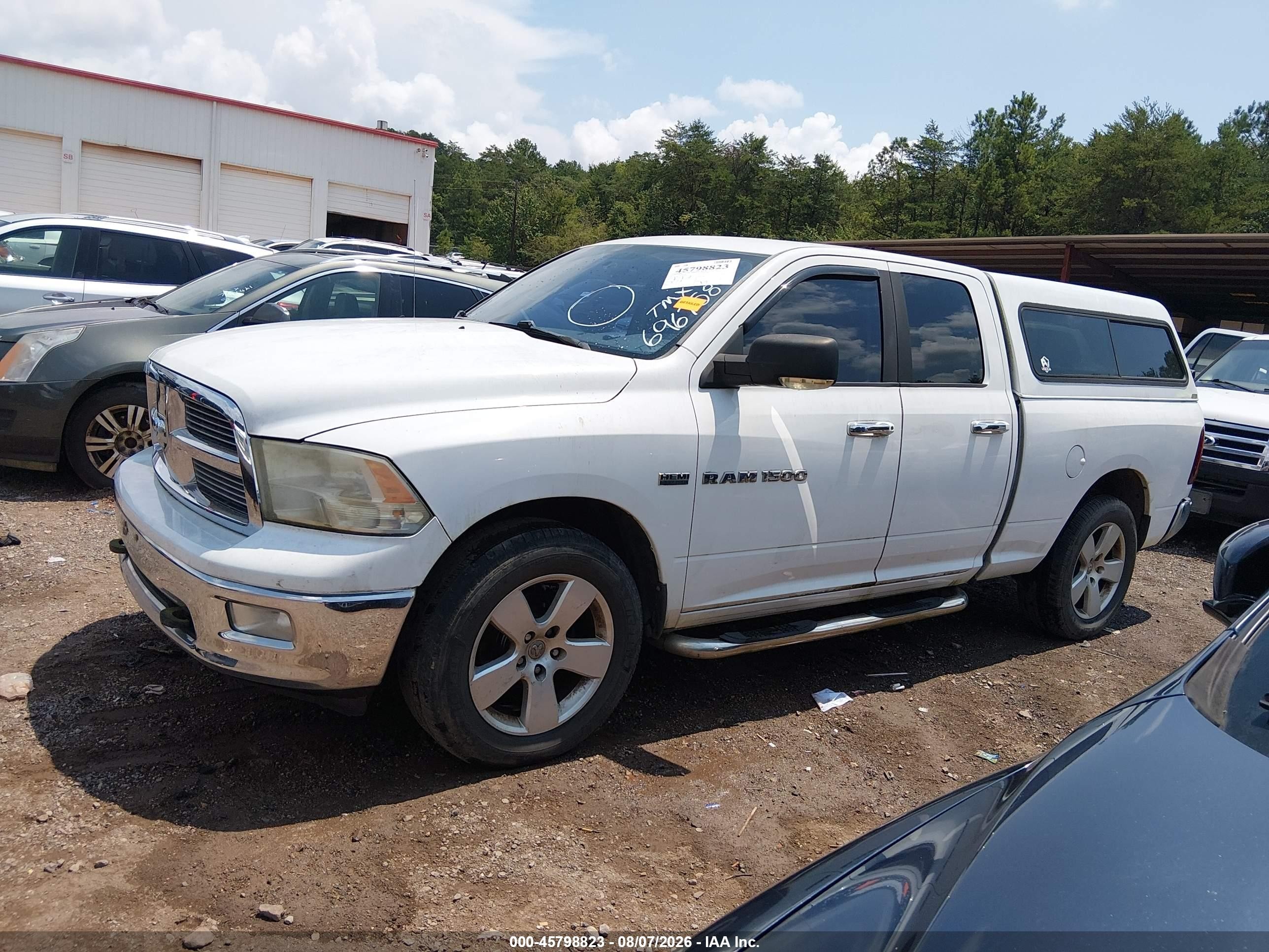 2011 Ram Ram 1500 Slt White vin: 1D7RB1GT1BS696758