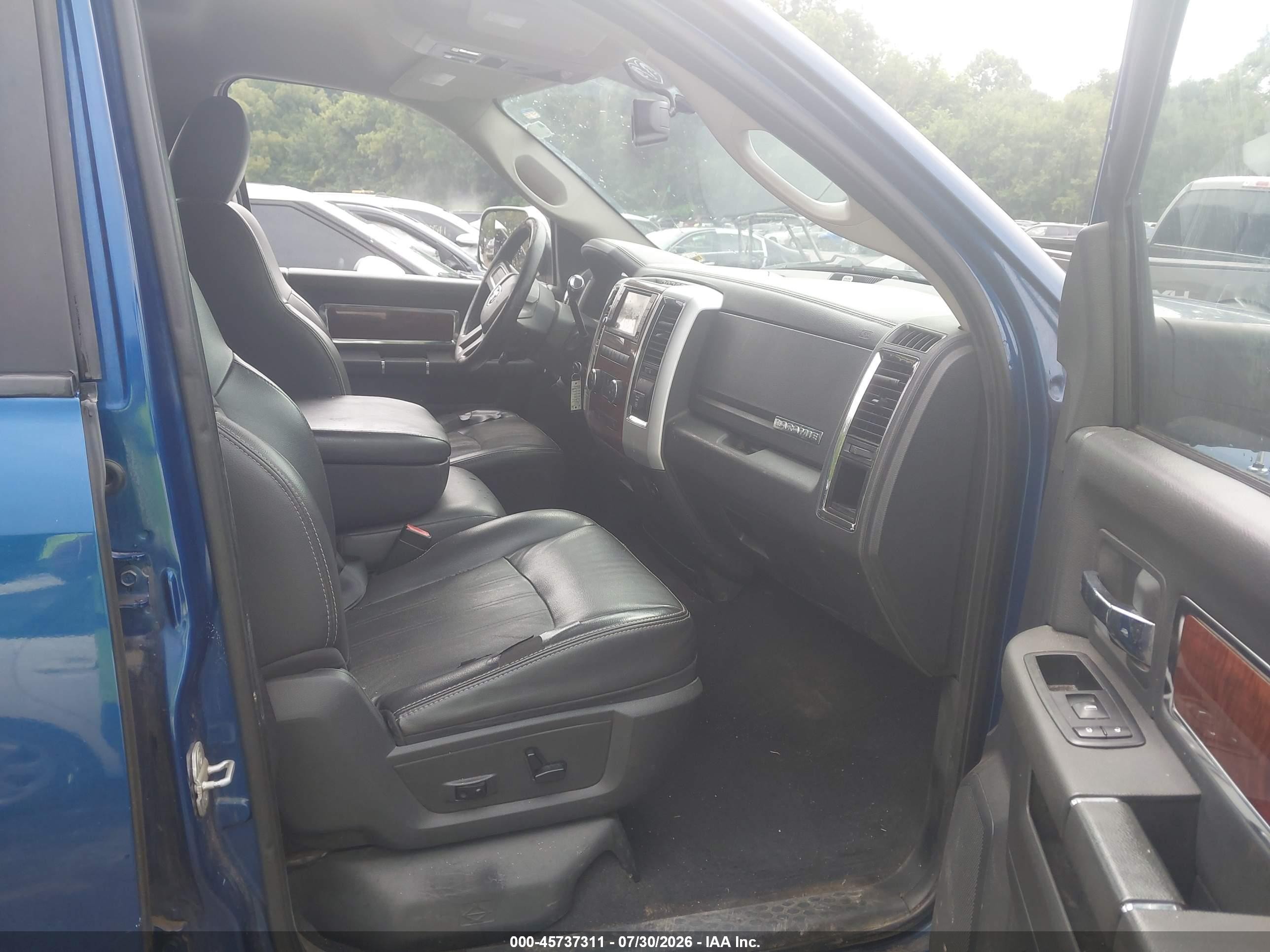 2010 Dodge Ram 1500 Laramie Blue vin: 1D7RB1GT4AS180697