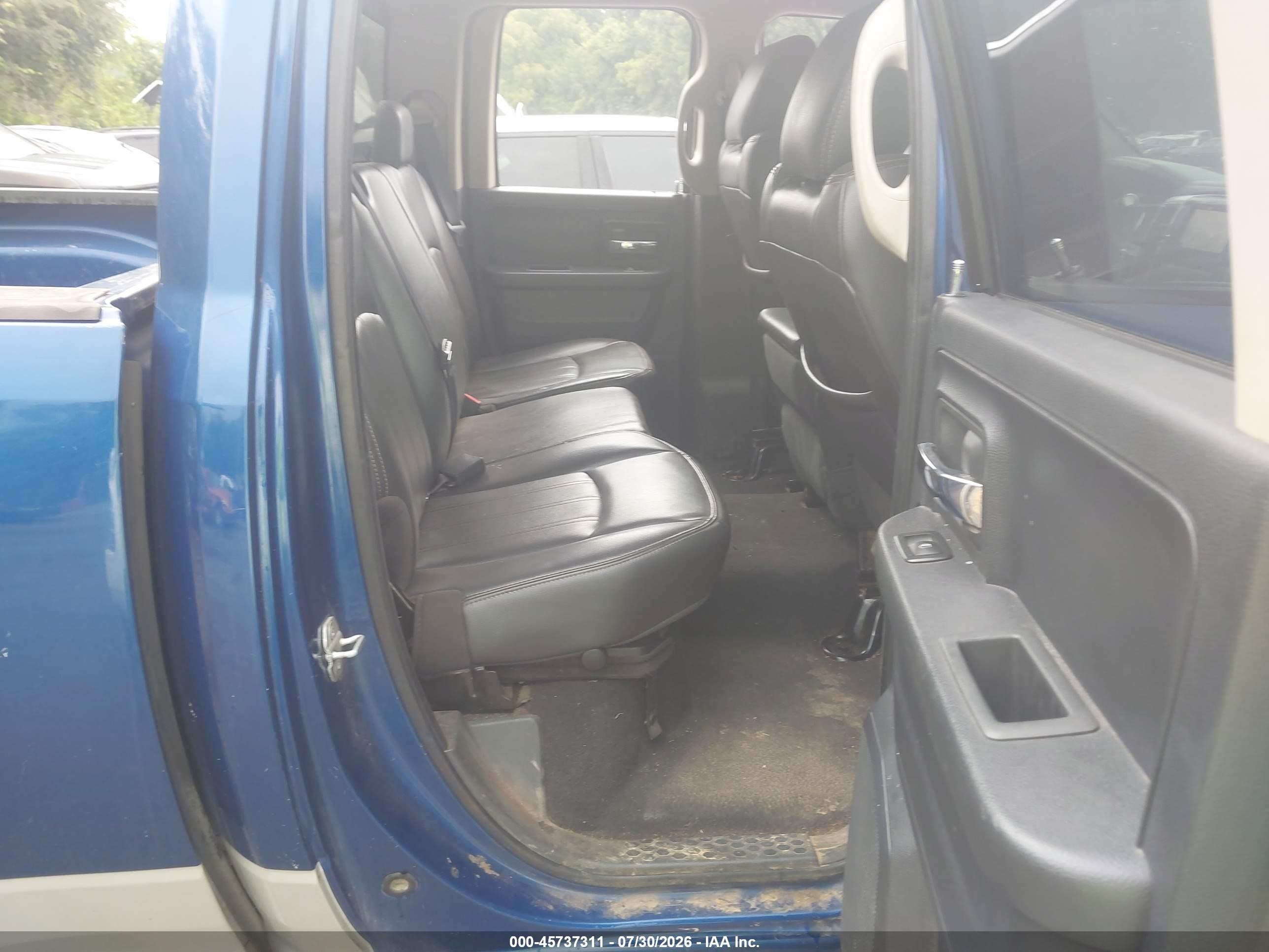 2010 Dodge Ram 1500 Laramie Blue vin: 1D7RB1GT4AS180697