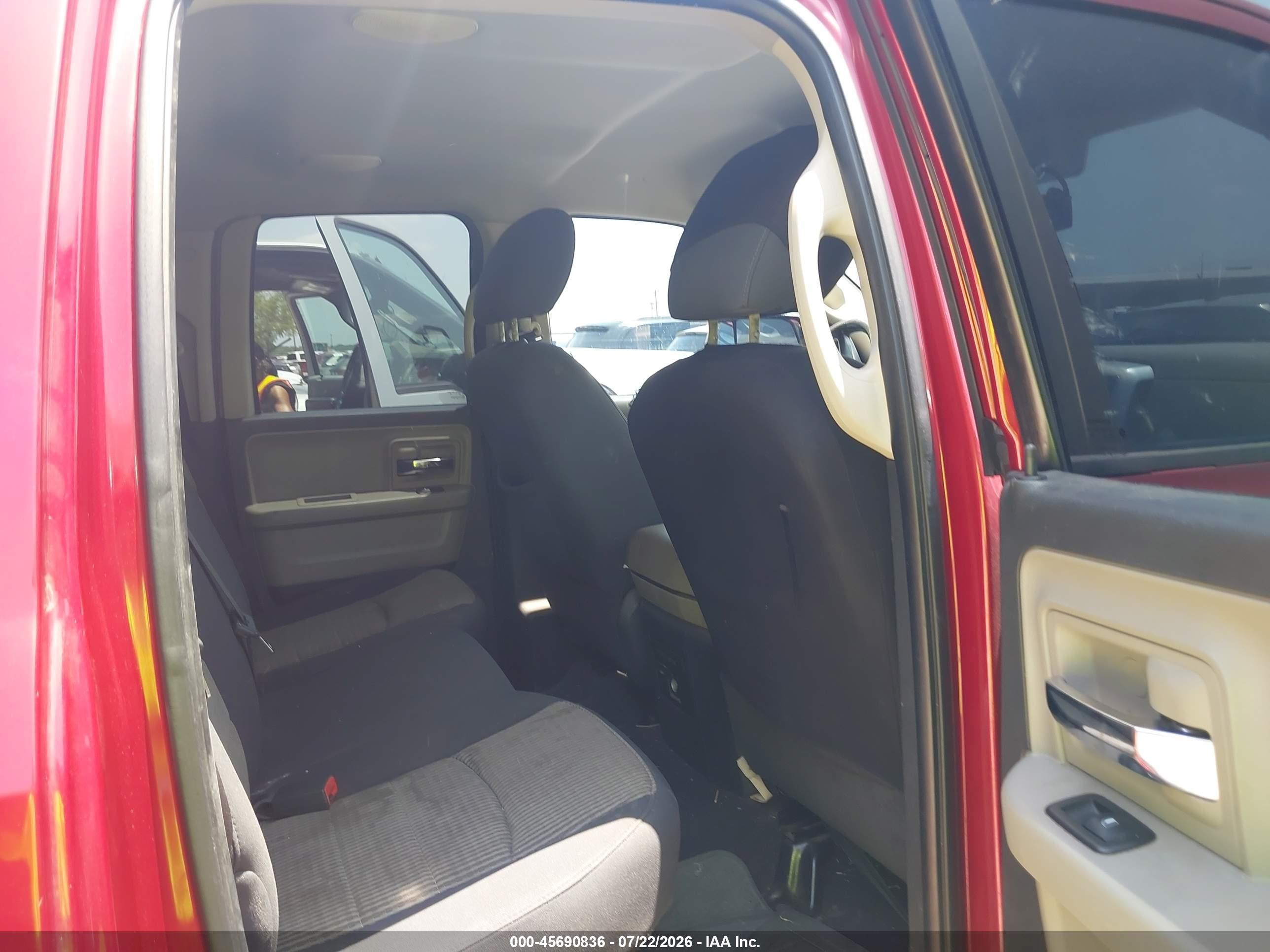 2010 Dodge Ram 1500 Slt/sport/trx Red vin: 1D7RB1GT4AS250800