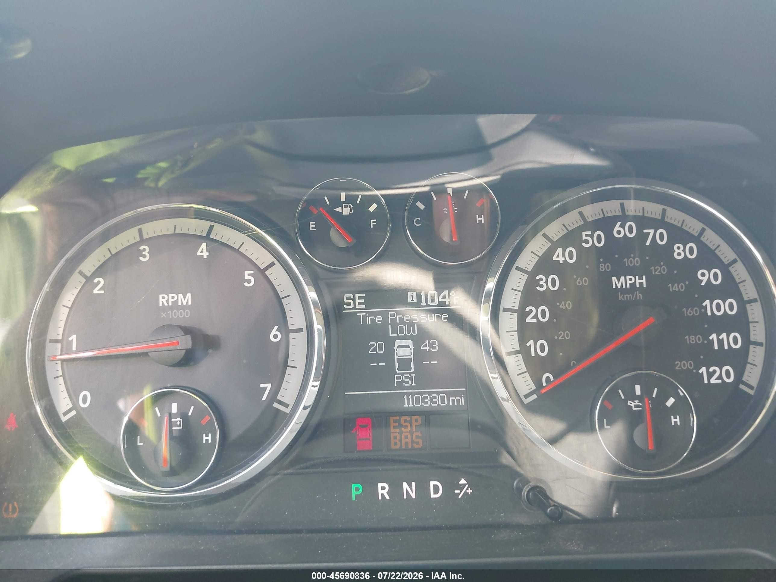 2010 Dodge Ram 1500 Slt/sport/trx Red vin: 1D7RB1GT4AS250800