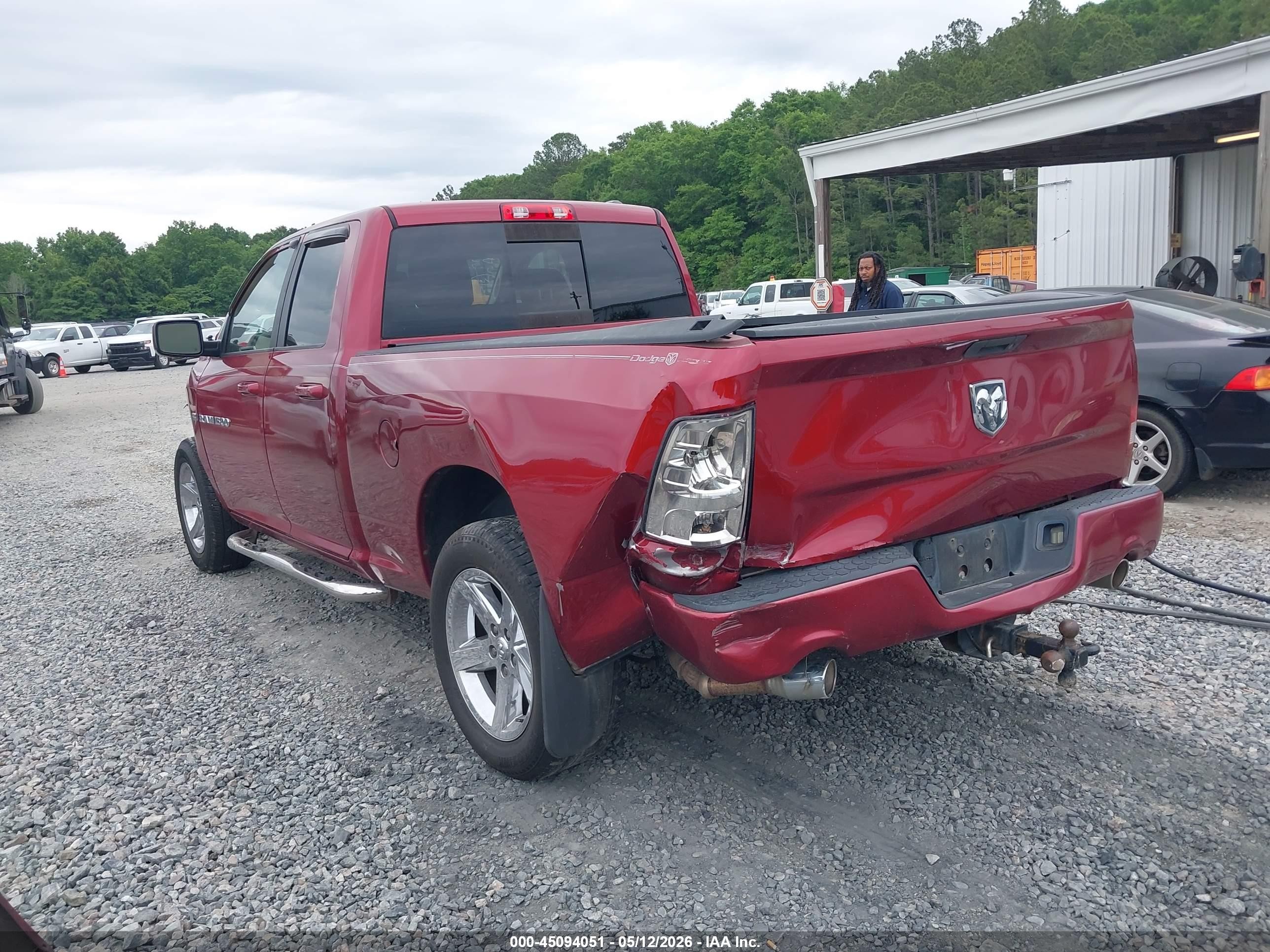2011 Ram Ram 1500 Sport Burgundy vin: 1D7RB1GT4BS543341