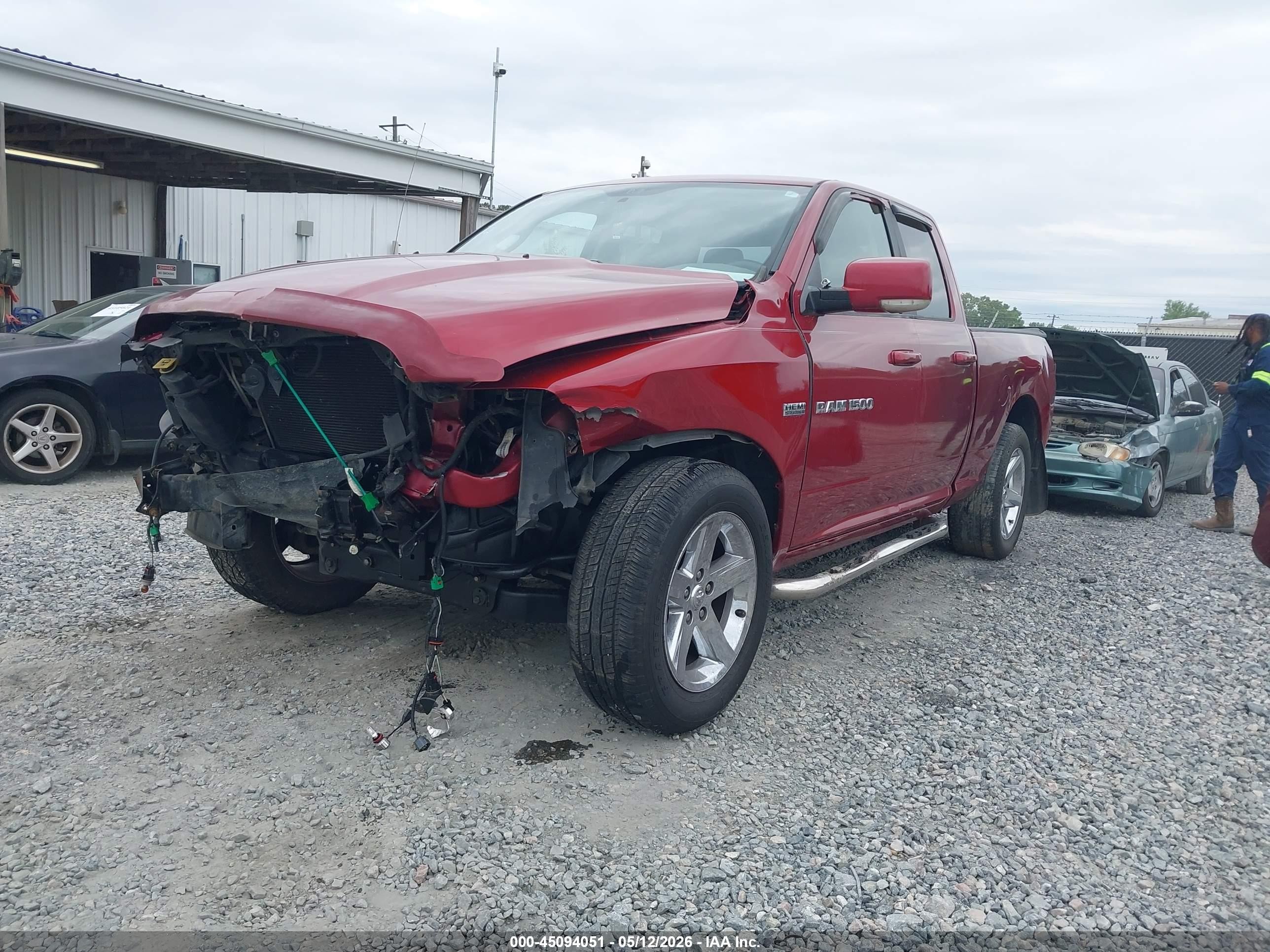 2011 Ram Ram 1500 Sport Burgundy vin: 1D7RB1GT4BS543341