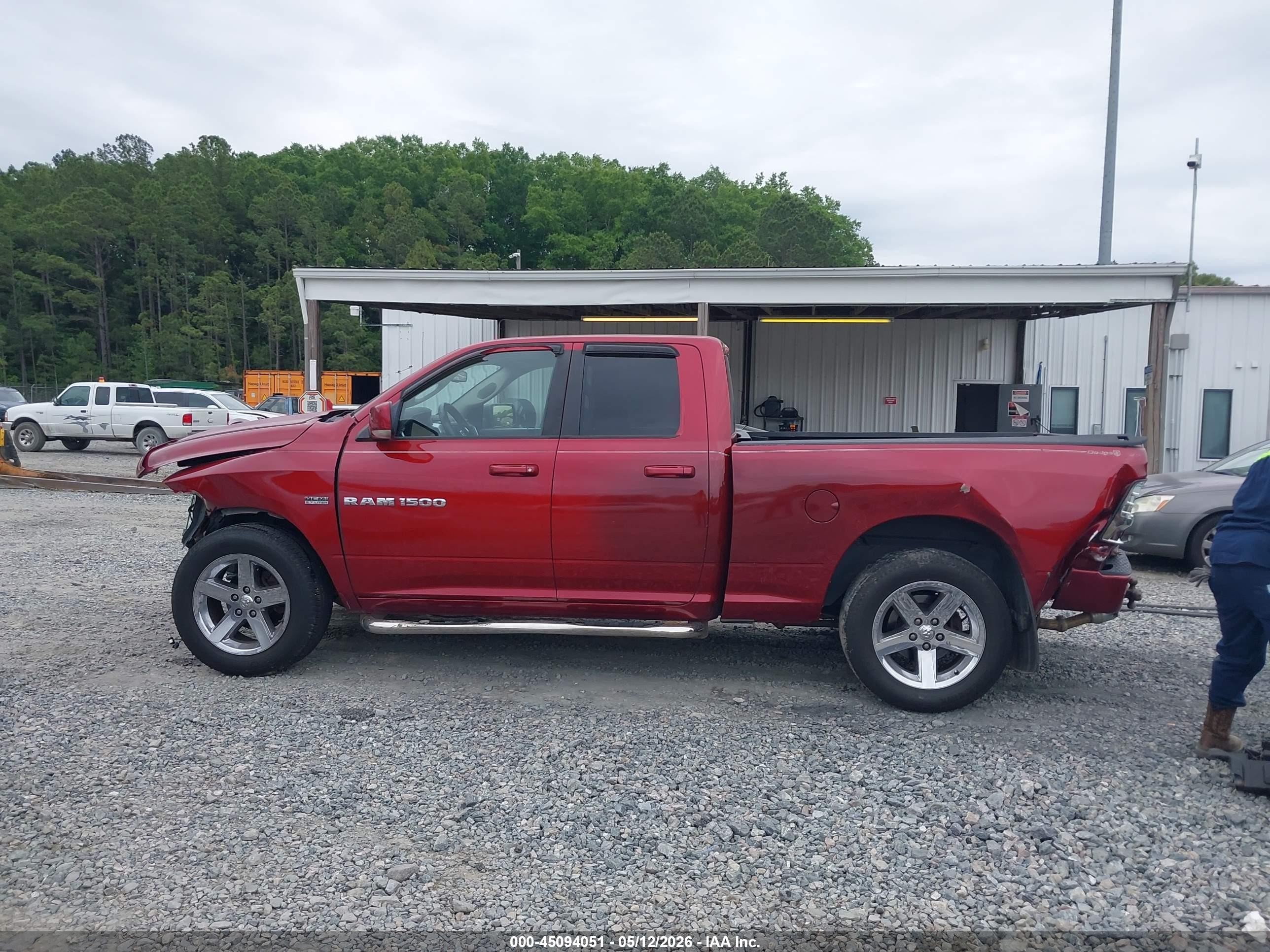 2011 Ram Ram 1500 Sport Burgundy vin: 1D7RB1GT4BS543341