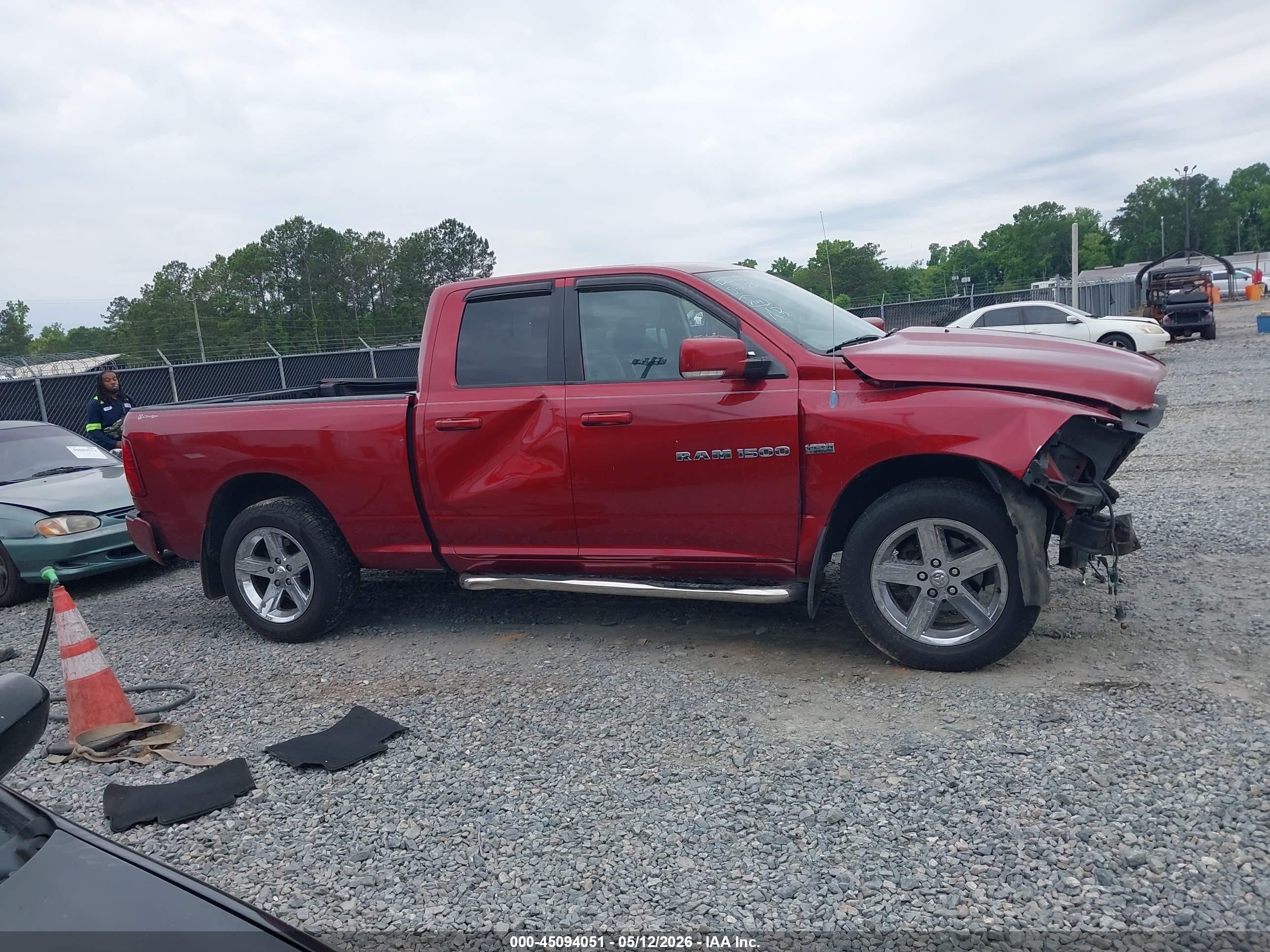 2011 Ram Ram 1500 Sport Burgundy vin: 1D7RB1GT4BS543341