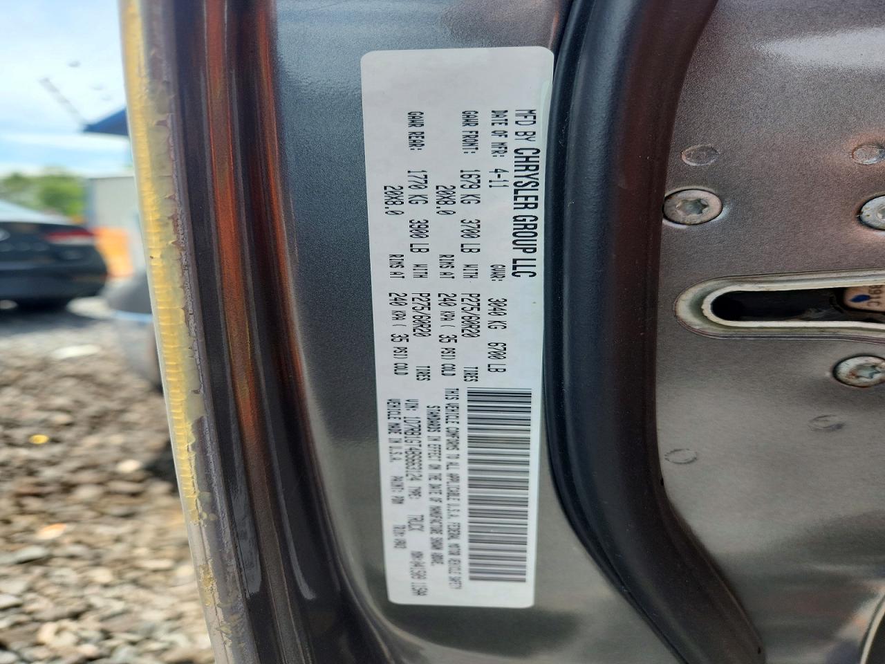 2011 Dodge Ram 1500 Gray vin: 1D7RB1GT4BS663124