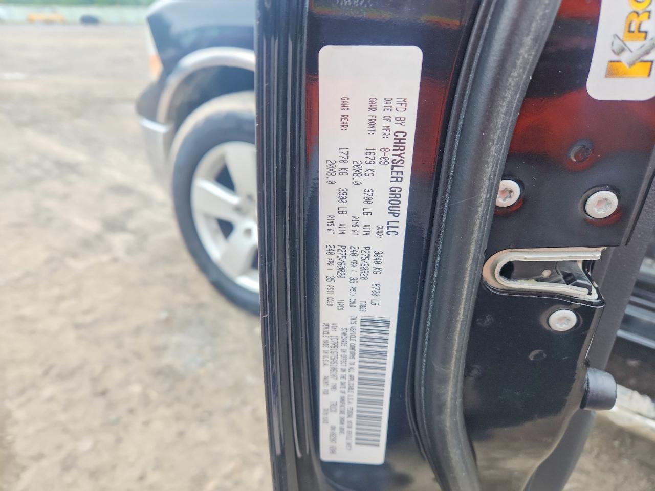2010 Dodge Ram 1500 Black vin: 1D7RB1GT5AS106107