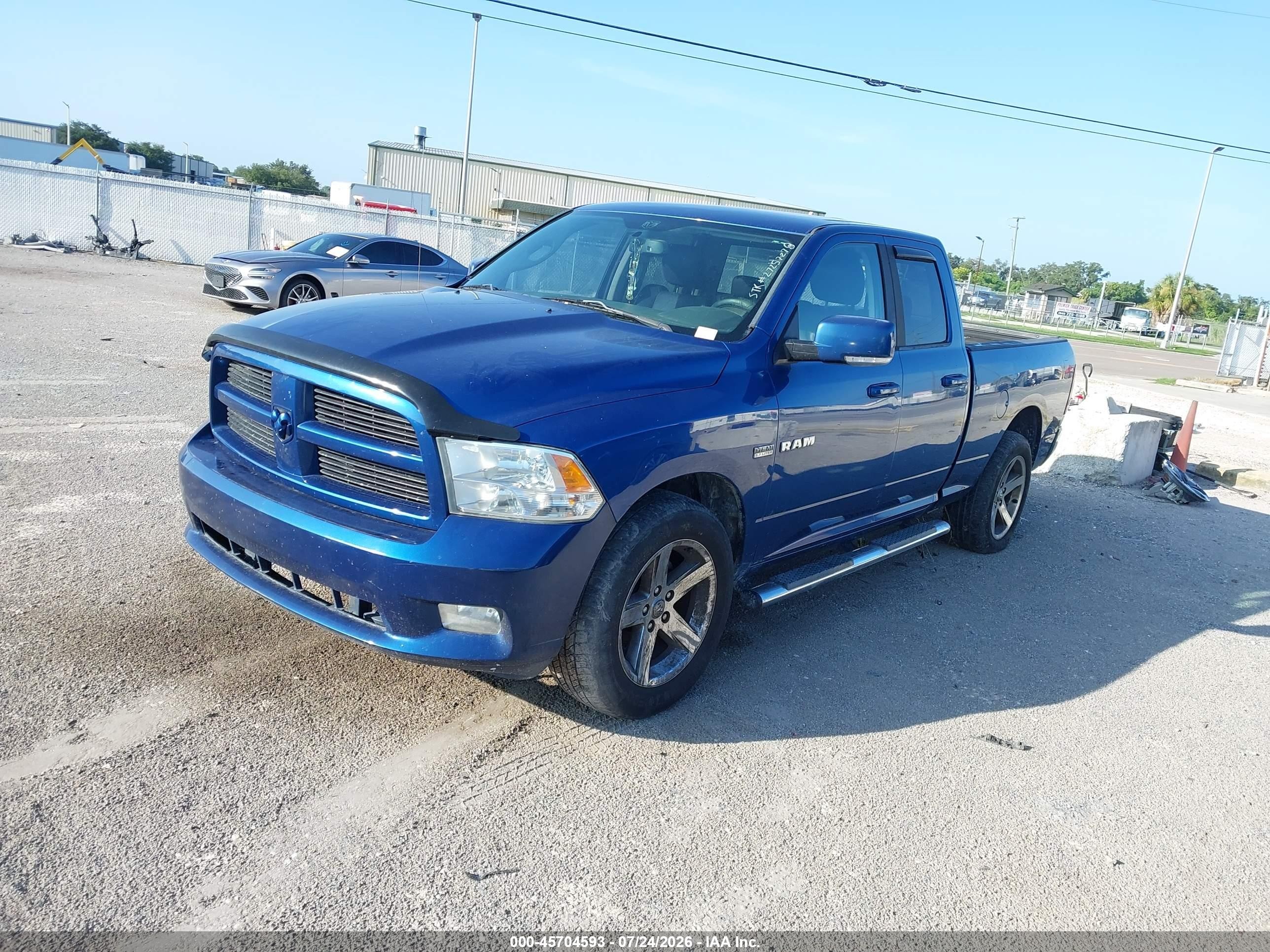 2010 Dodge Ram 1500 Slt/sport/trx Black vin: 1D7RB1GT6AS181205