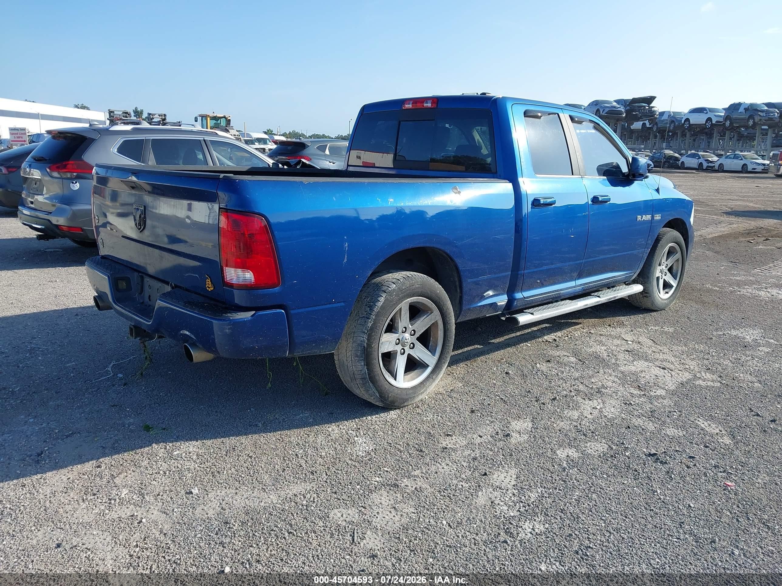 2010 Dodge Ram 1500 Slt/sport/trx Black vin: 1D7RB1GT6AS181205