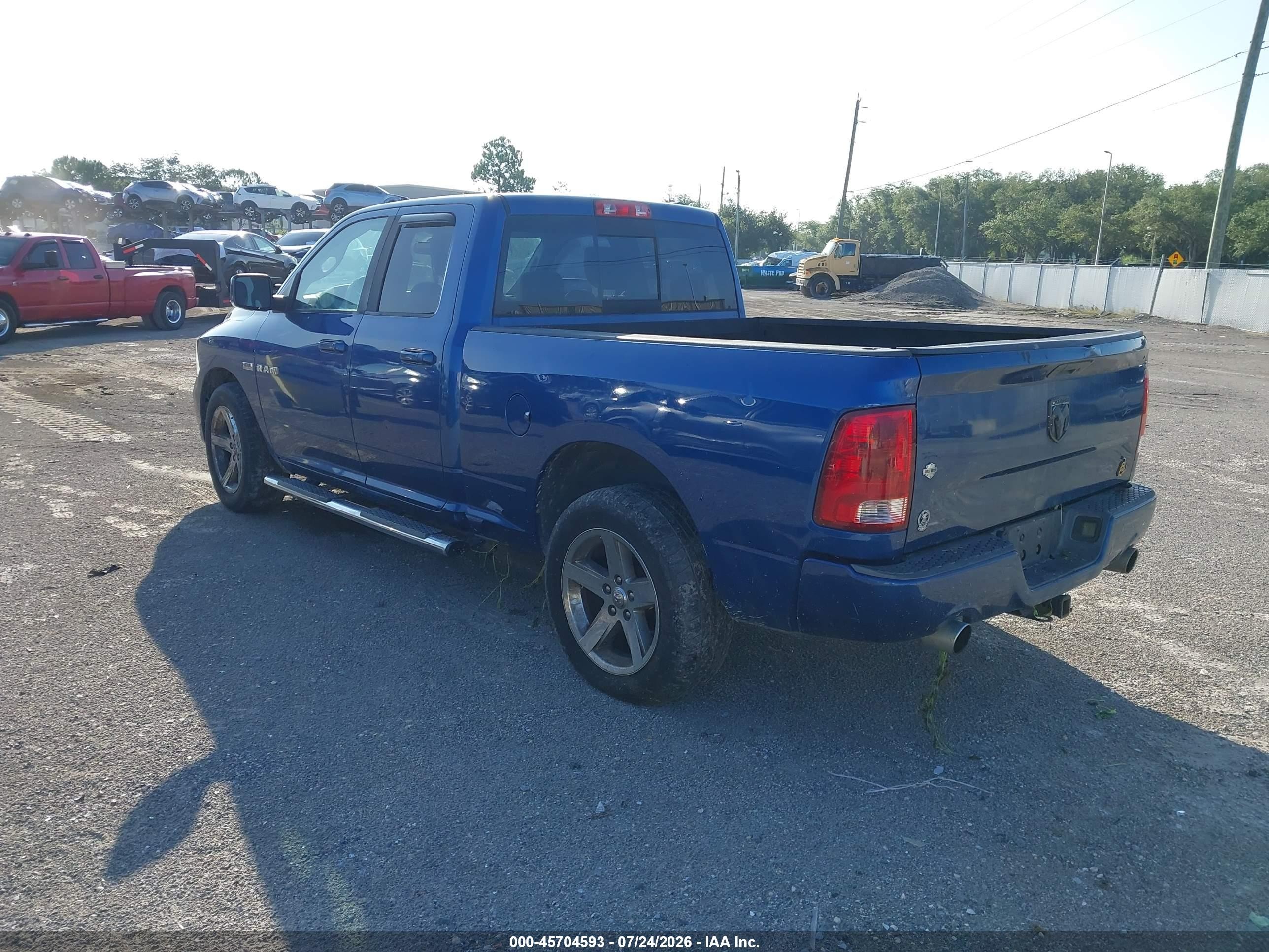 2010 Dodge Ram 1500 Slt/sport/trx Black vin: 1D7RB1GT6AS181205