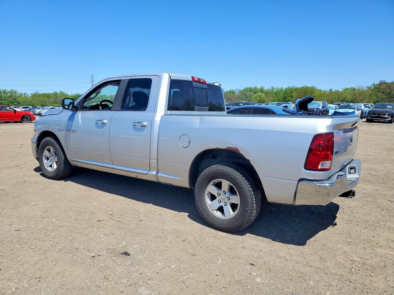 2010 Dodge Ram 1500 Silver vin: 1D7RB1GT7AS127458