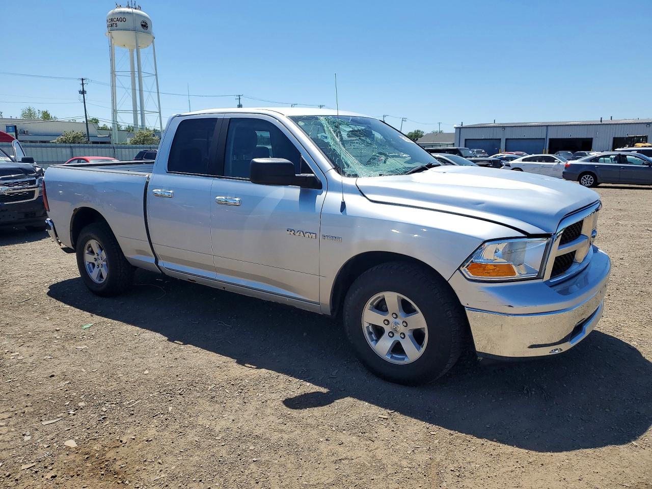2010 Dodge Ram 1500 Silver vin: 1D7RB1GT7AS127458