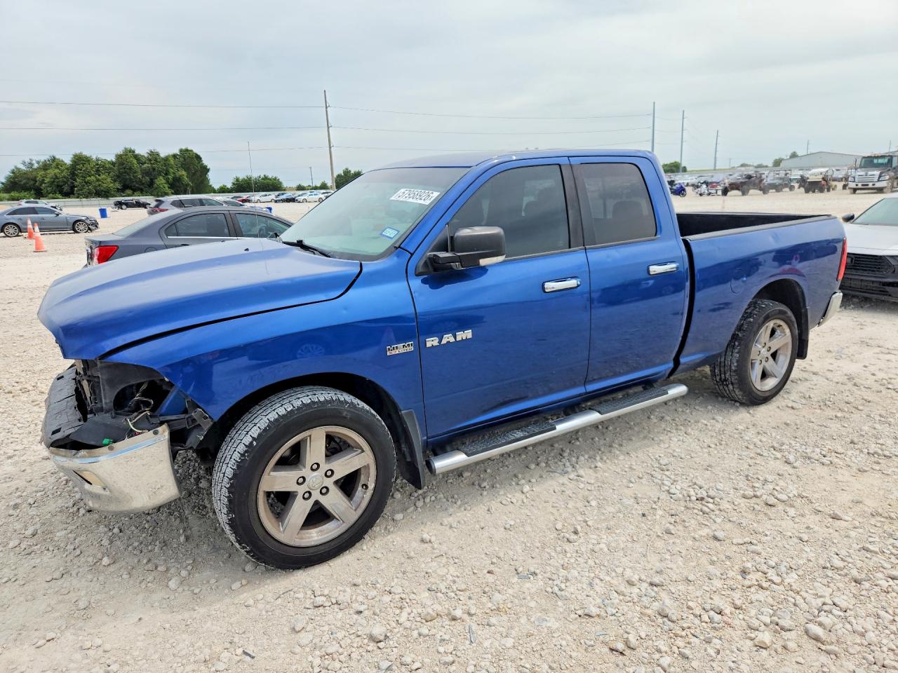 2010 Dodge Ram 1500 Blue vin: 1D7RB1GT7AS249415
