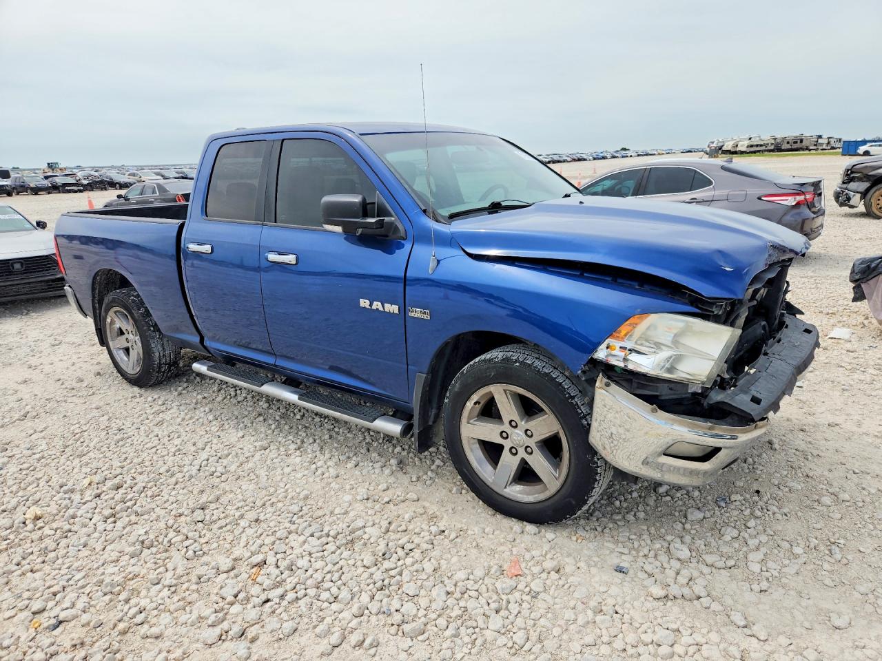2010 Dodge Ram 1500 Blue vin: 1D7RB1GT7AS249415