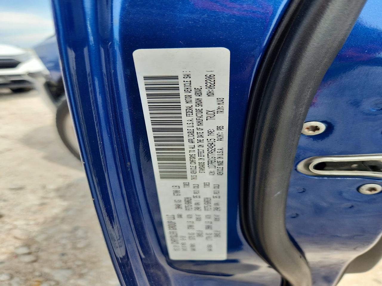 2010 Dodge Ram 1500 Blue vin: 1D7RB1GT7AS249415