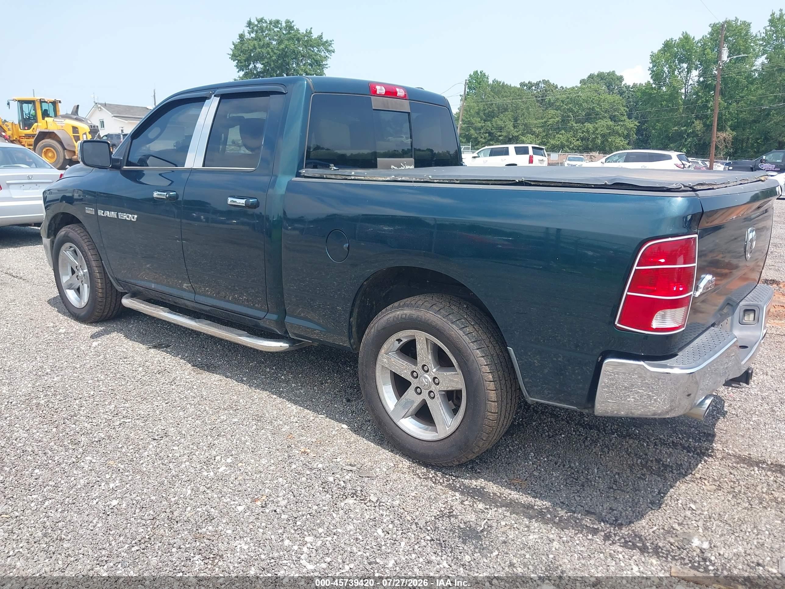 2011 Ram Ram 1500 Slt Green vin: 1D7RB1GT7BS597149