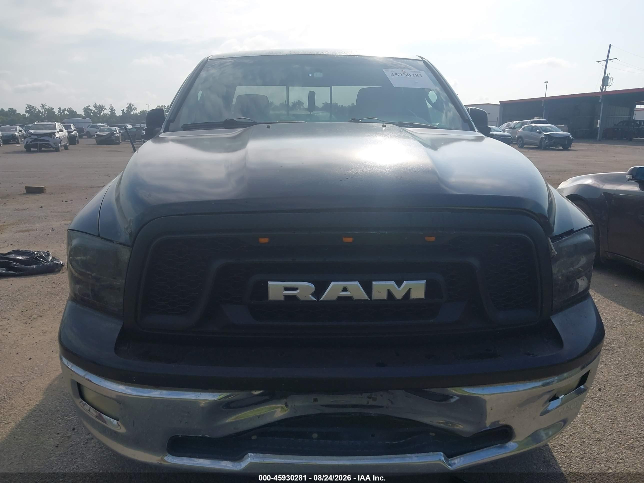 2010 Dodge Ram 1500 Slt/sport/trx Black vin: 1D7RB1GT8AS106229
