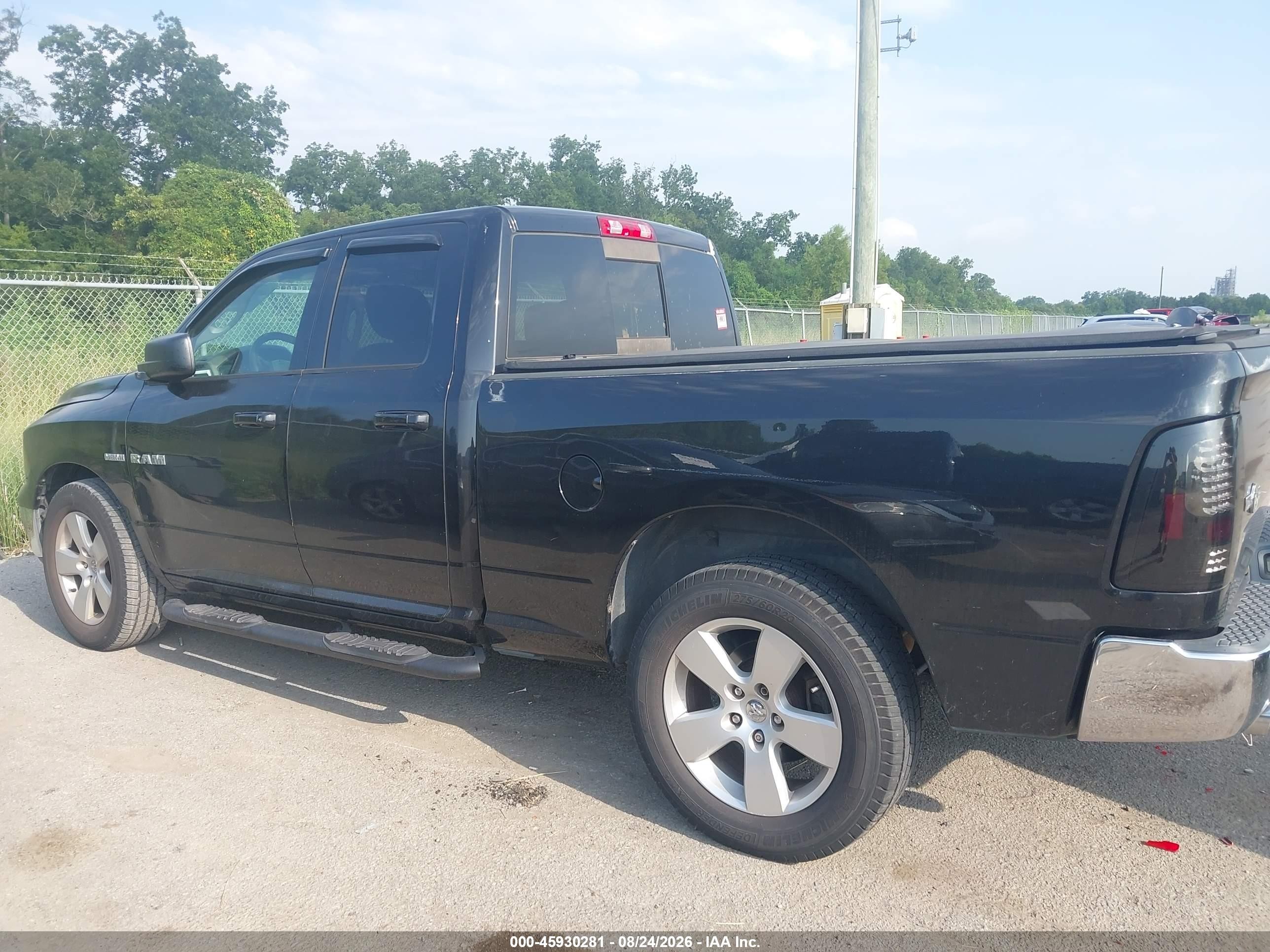 2010 Dodge Ram 1500 Slt/sport/trx Black vin: 1D7RB1GT8AS106229
