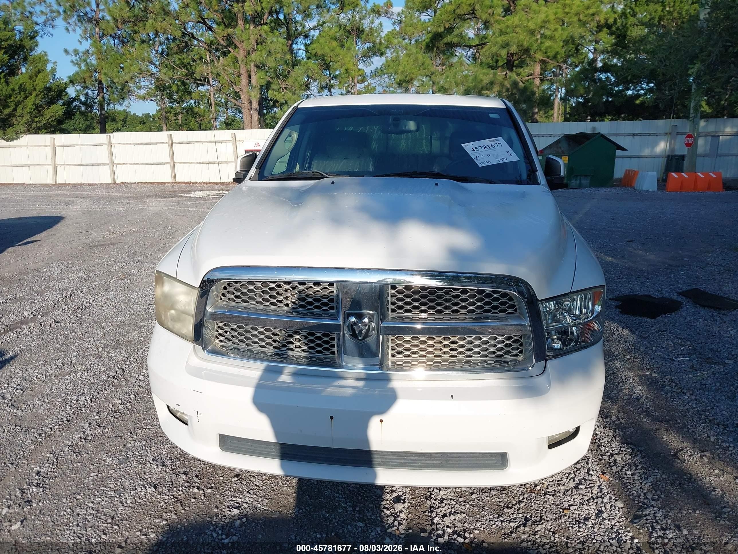 2010 Dodge Ram 1500 Slt/sport/trx White vin: 1D7RB1GT8AS168939