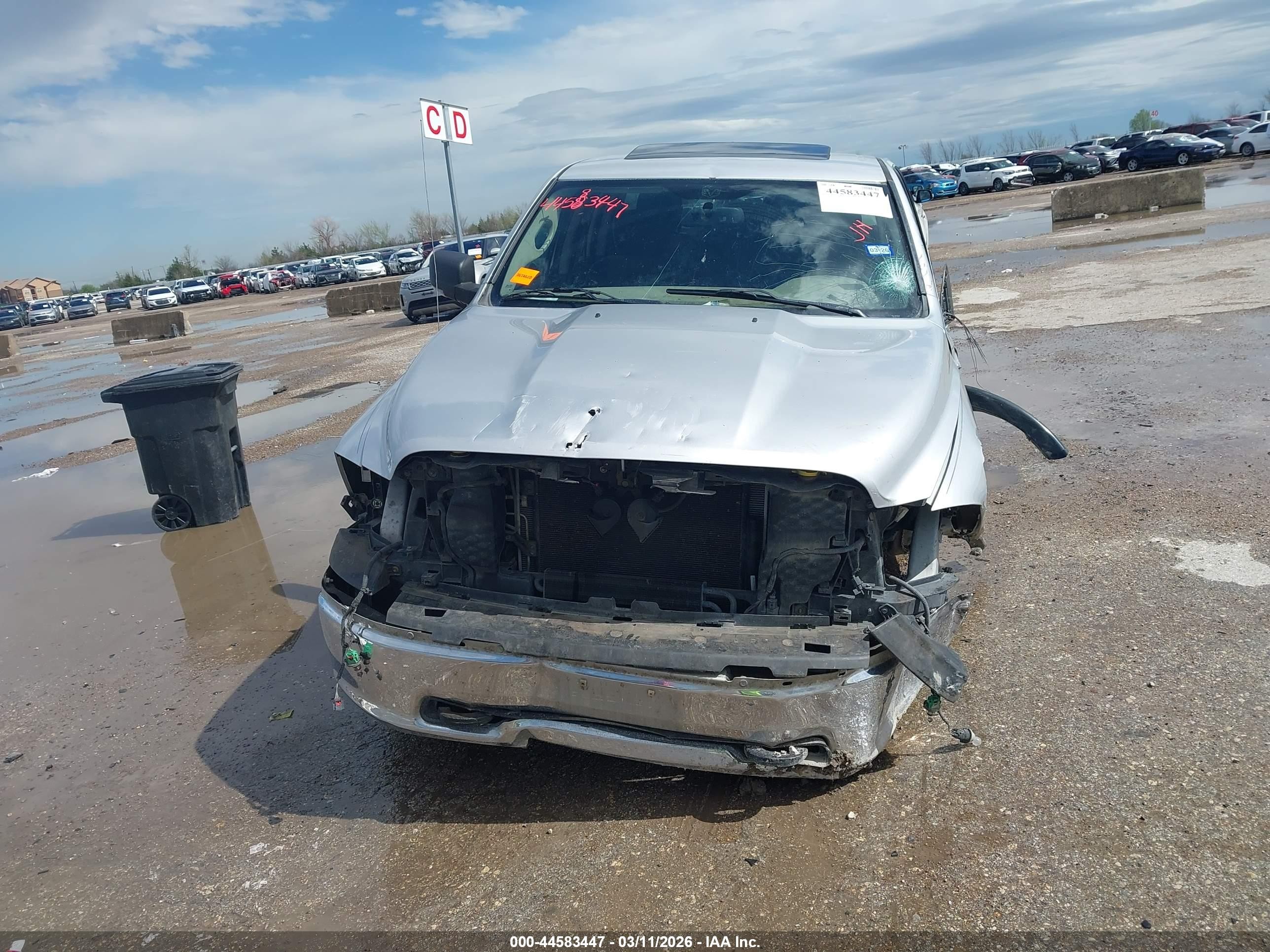 2011 Ram Ram 1500 Slt Серебряный vin: 1D7RB1GT8BS703723