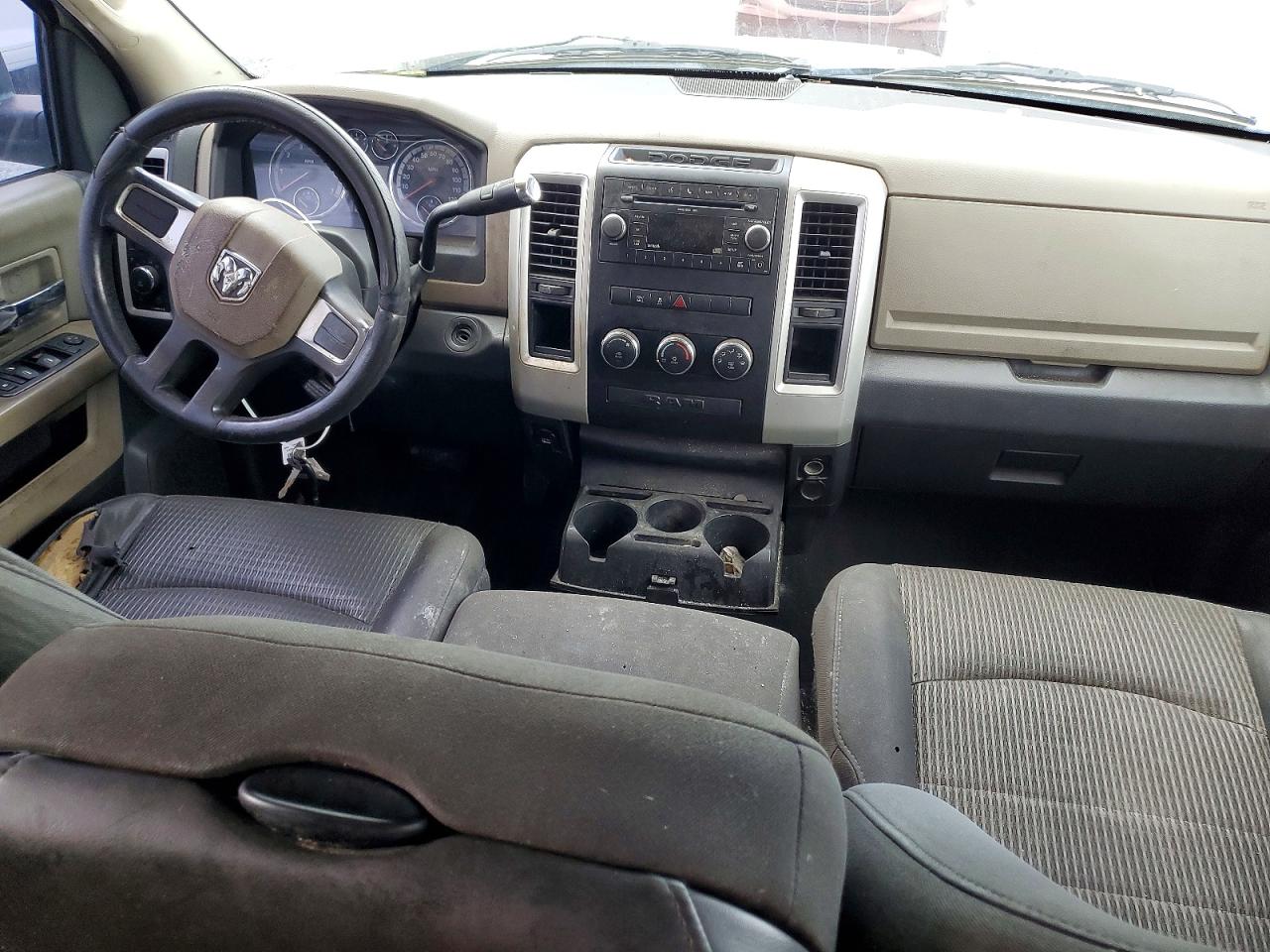 2010 Dodge Ram 1500 Cream vin: 1D7RB1GT9AS230574