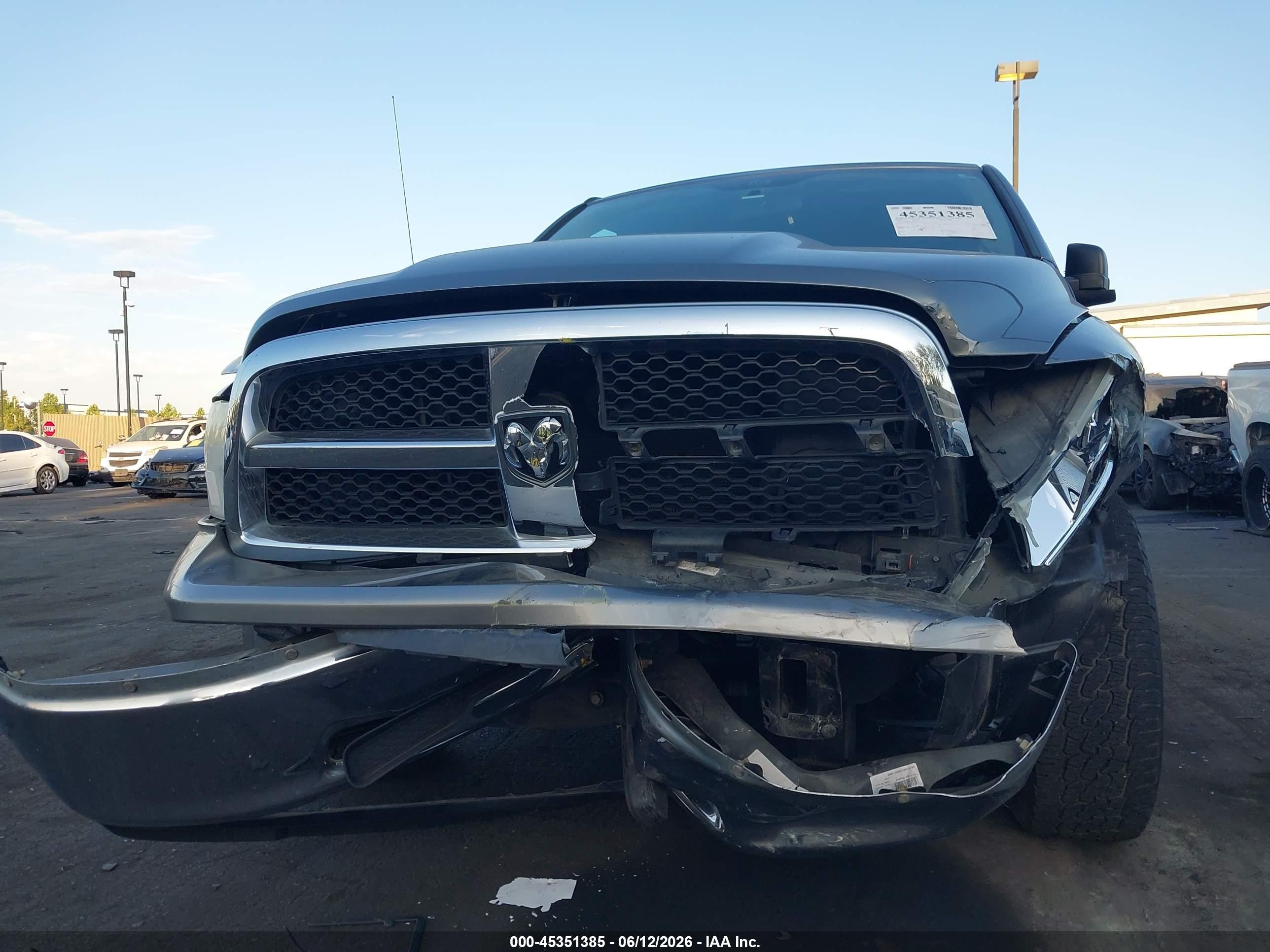 2011 Ram Ram 1500 Slt Gray vin: 1D7RB1GTXBS637045