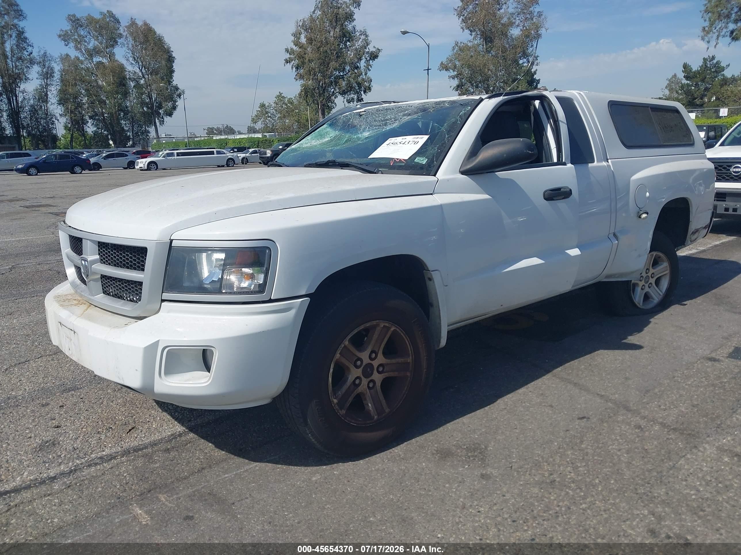 2011 Ram Dakota Bighorn/lonestar White vin: 1D7RE3BK1BS679279