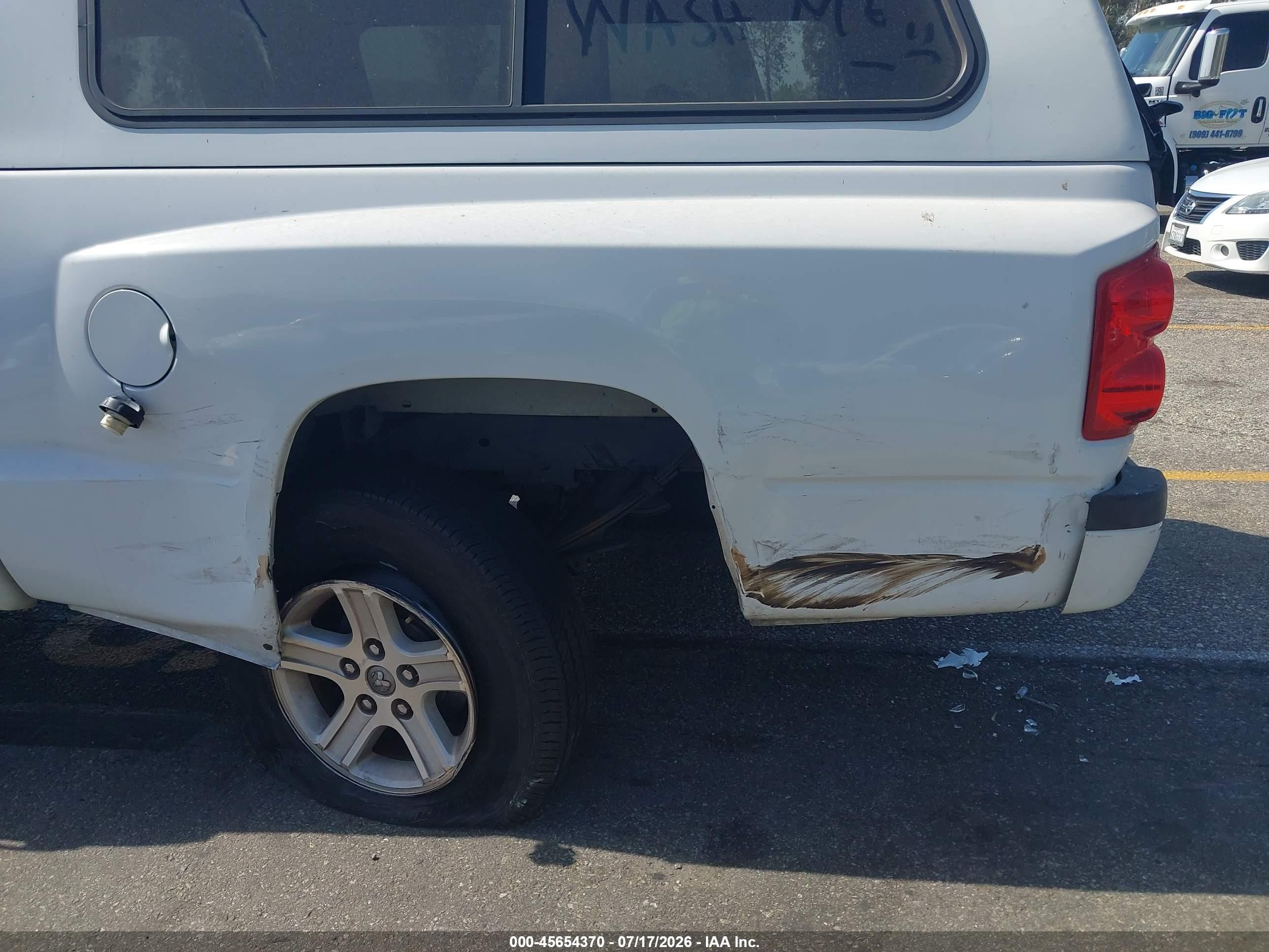 2011 Ram Dakota Bighorn/lonestar White vin: 1D7RE3BK1BS679279