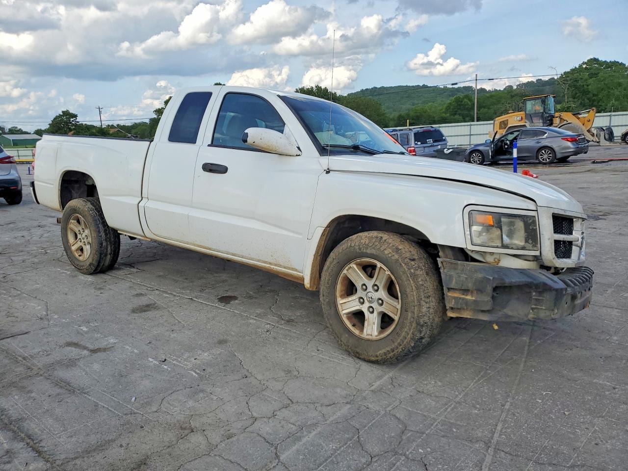 2011 Dodge Dakota Slt White vin: 1D7RE3BK4BS522670