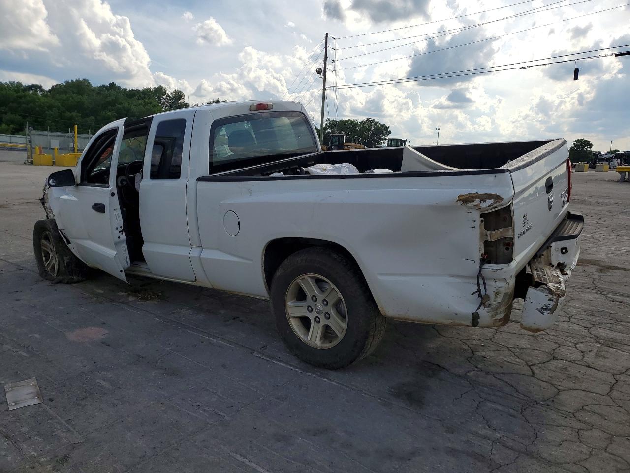 2011 Dodge Dakota Slt White vin: 1D7RE3BK4BS522670