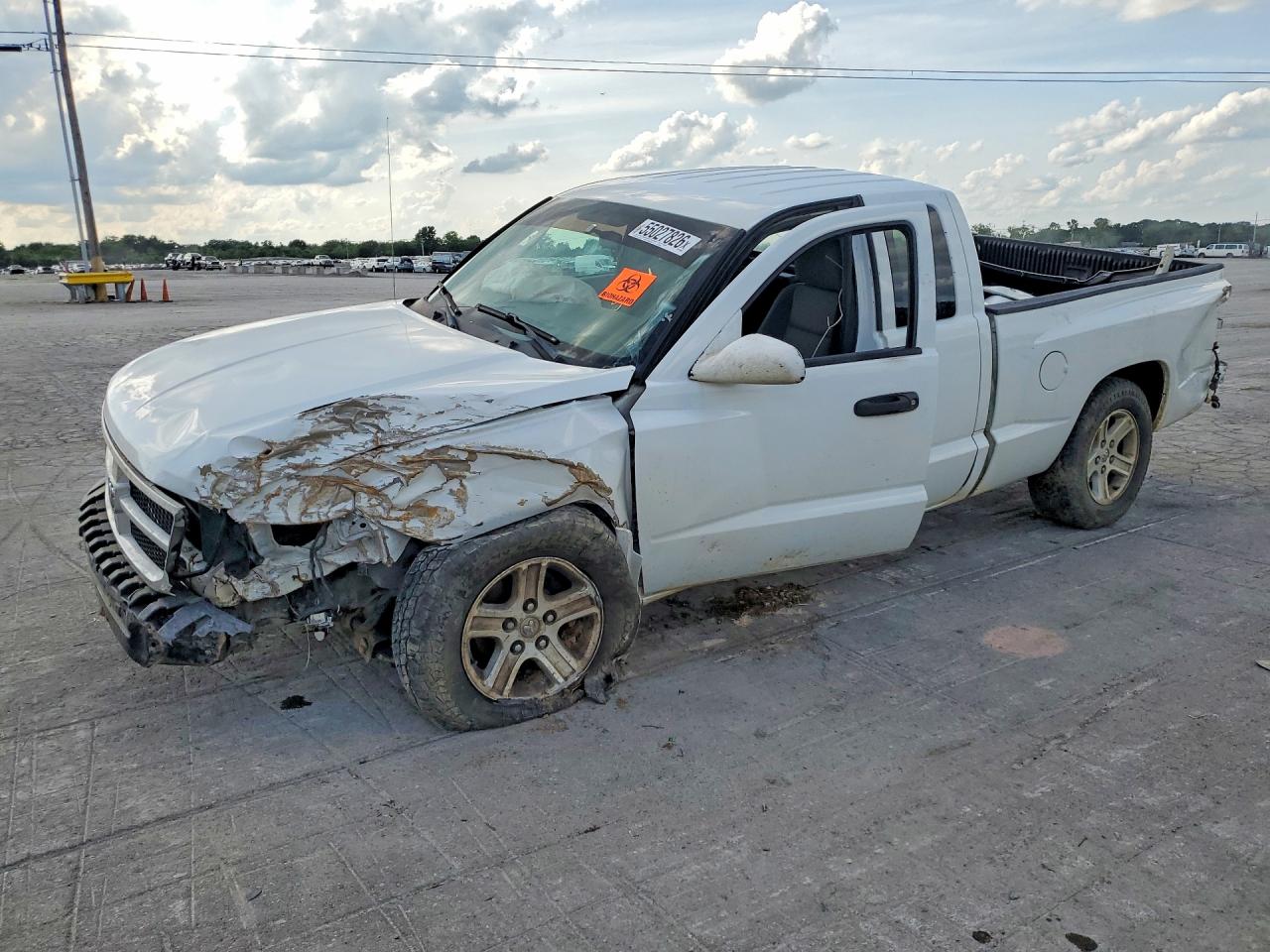 2011 Dodge Dakota Slt White vin: 1D7RE3BK4BS522670