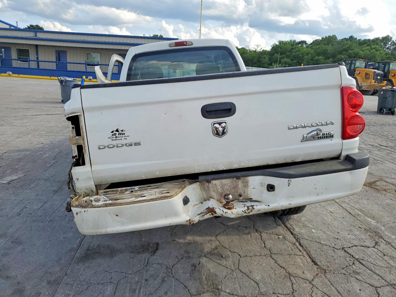 2011 Dodge Dakota Slt White vin: 1D7RE3BK4BS522670