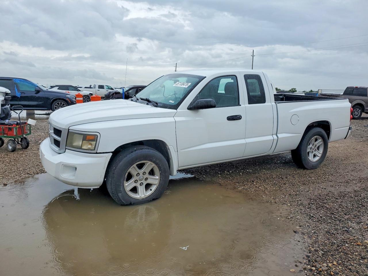 2011 Dodge Dakota Slt White vin: 1D7RE3BKXBS580864