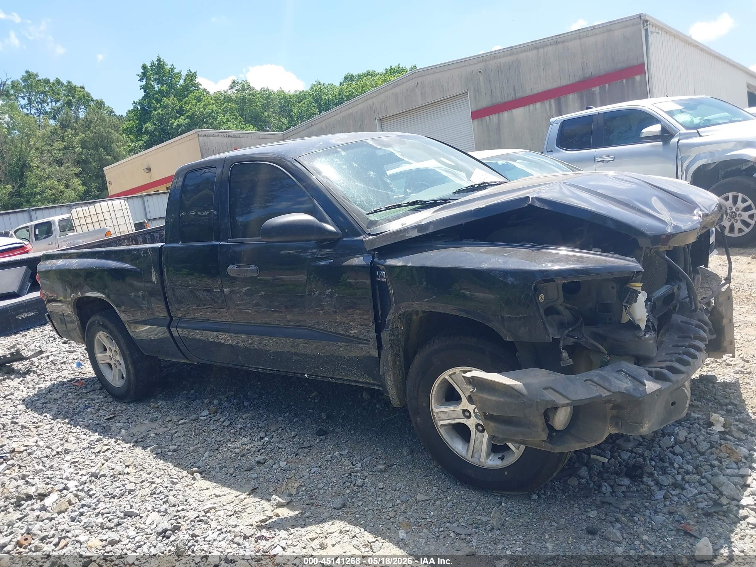 2011 Ram Dakota Bighorn/lonestar Черный vin: 1D7RE3BP1BS619711