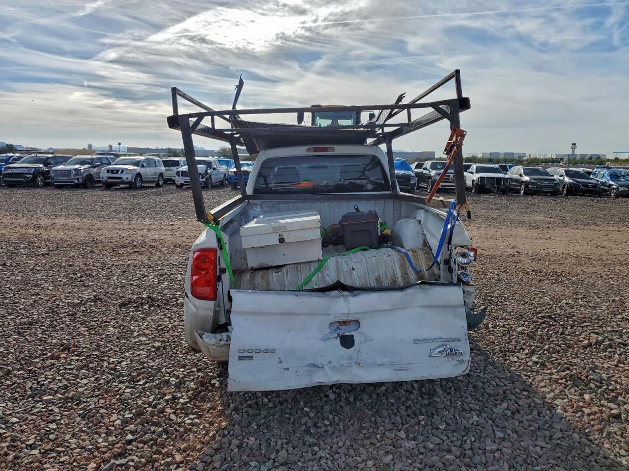 2011 Dodge Dakota Slt White vin: 1D7RE3BP3BS633691