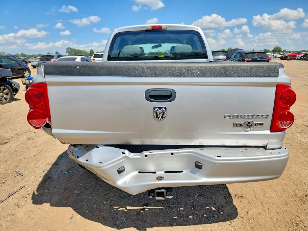 2010 Dodge Dakota Sxt Silver vin: 1D7RE3GK4AS223526