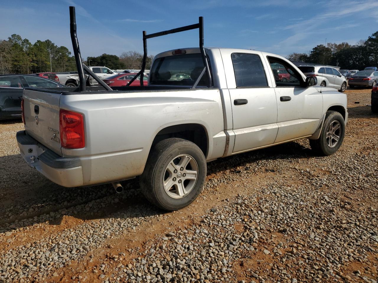 2011 Dodge Dakota Slt Silver vin: 1D7RE3GK4BS577435