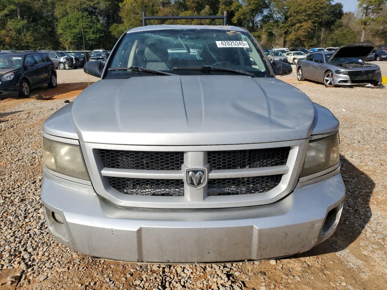 2011 Dodge Dakota Slt Silver vin: 1D7RE3GK4BS577435