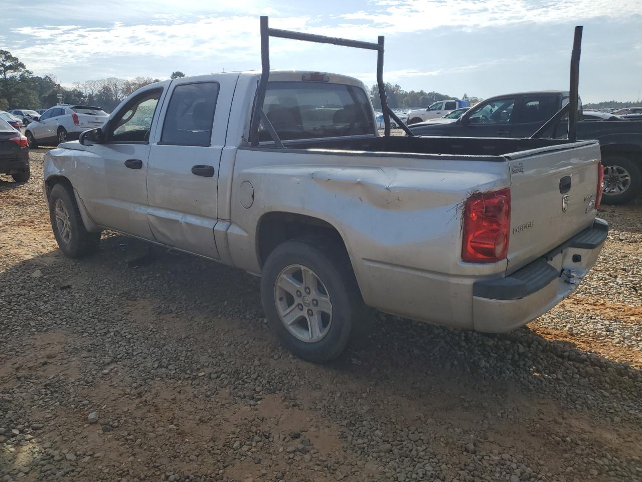 2011 Dodge Dakota Slt Silver vin: 1D7RE3GK4BS577435