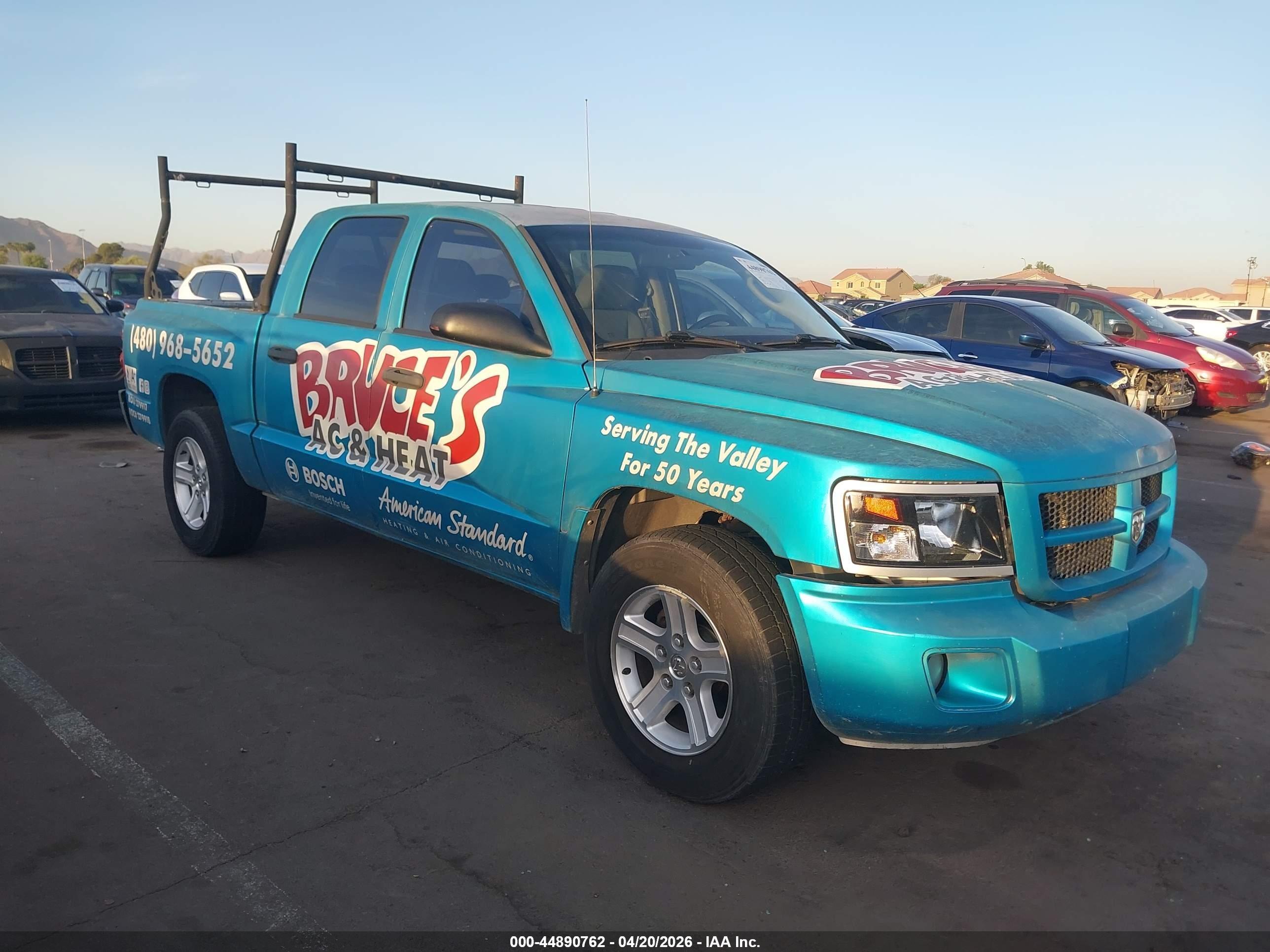 2011 Ram Dakota Bighorn/lonestar Синий vin: 1D7RE3GK6BS606420