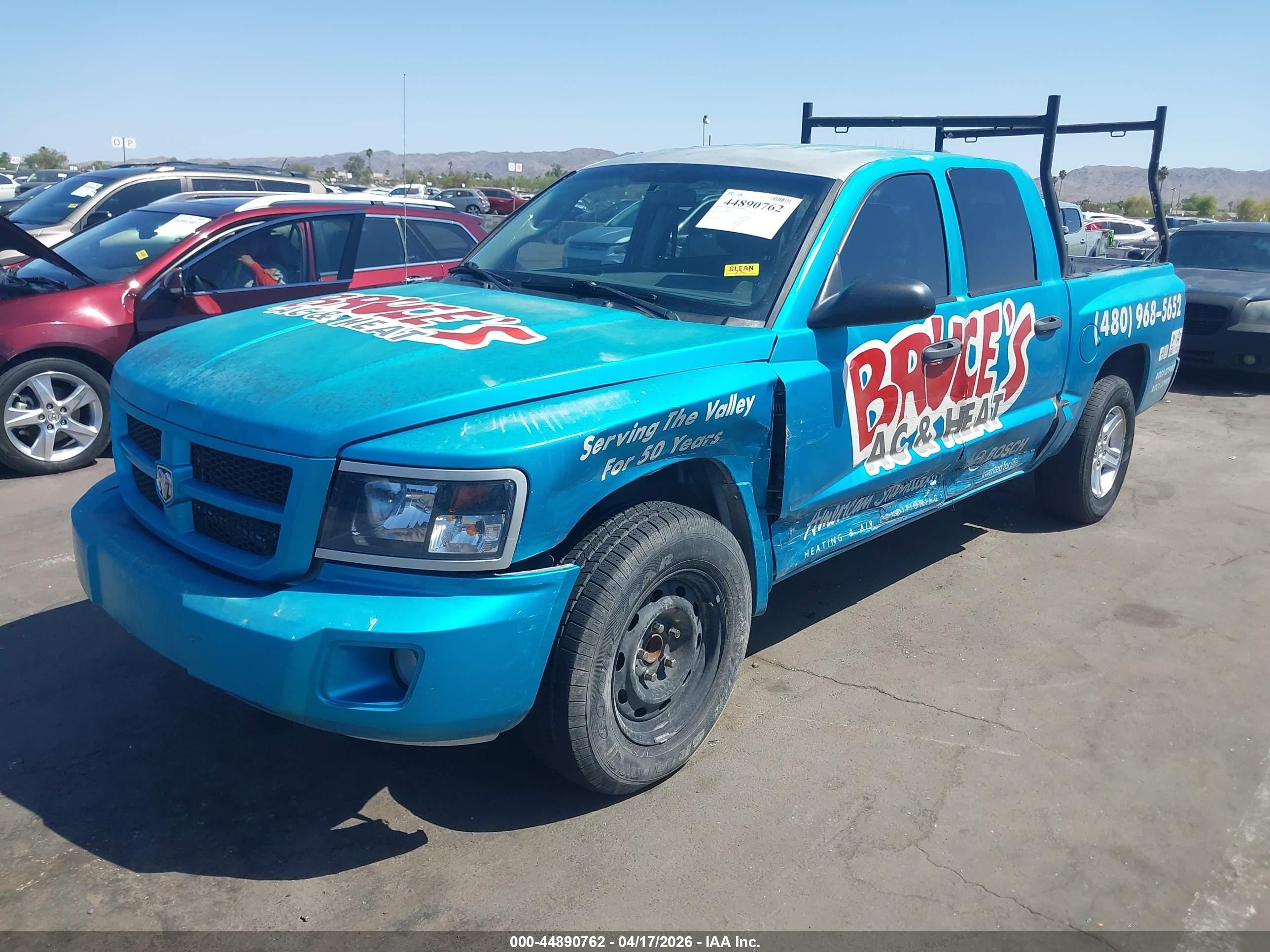 2011 Ram Dakota Bighorn/lonestar Синий vin: 1D7RE3GK6BS606420