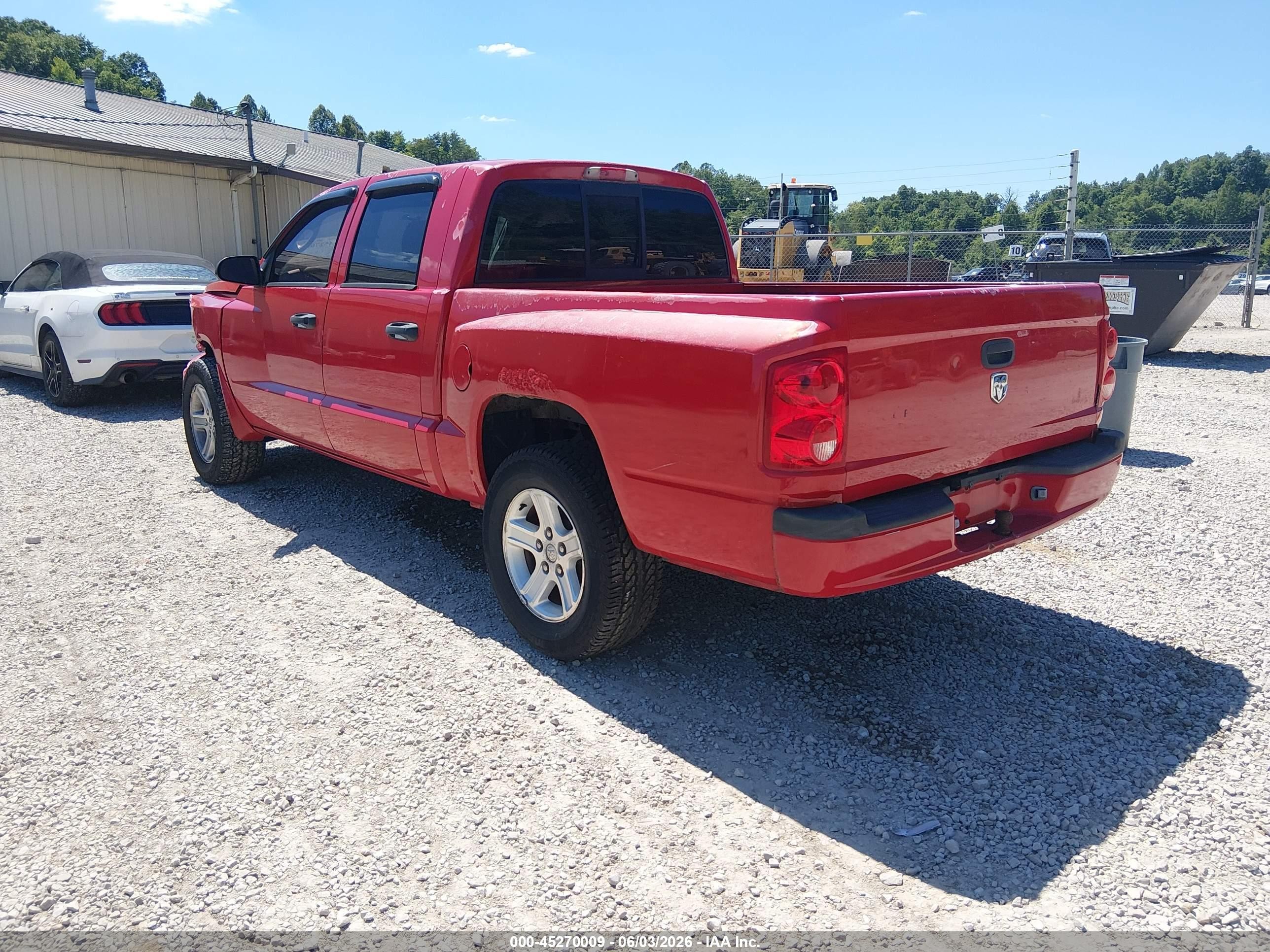 2011 Ram Dakota Bighorn/lonestar Red vin: 1D7RE3GK9BS646460