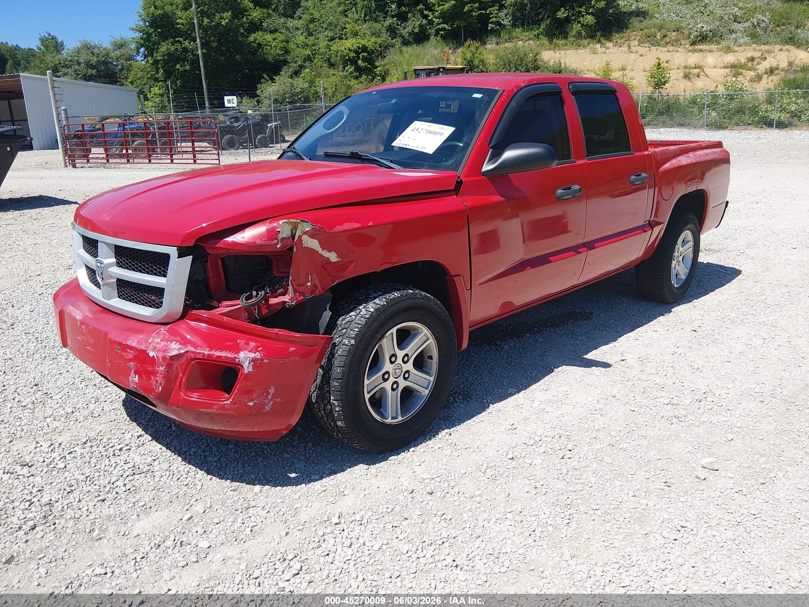 2011 Ram Dakota Bighorn/lonestar Red vin: 1D7RE3GK9BS646460