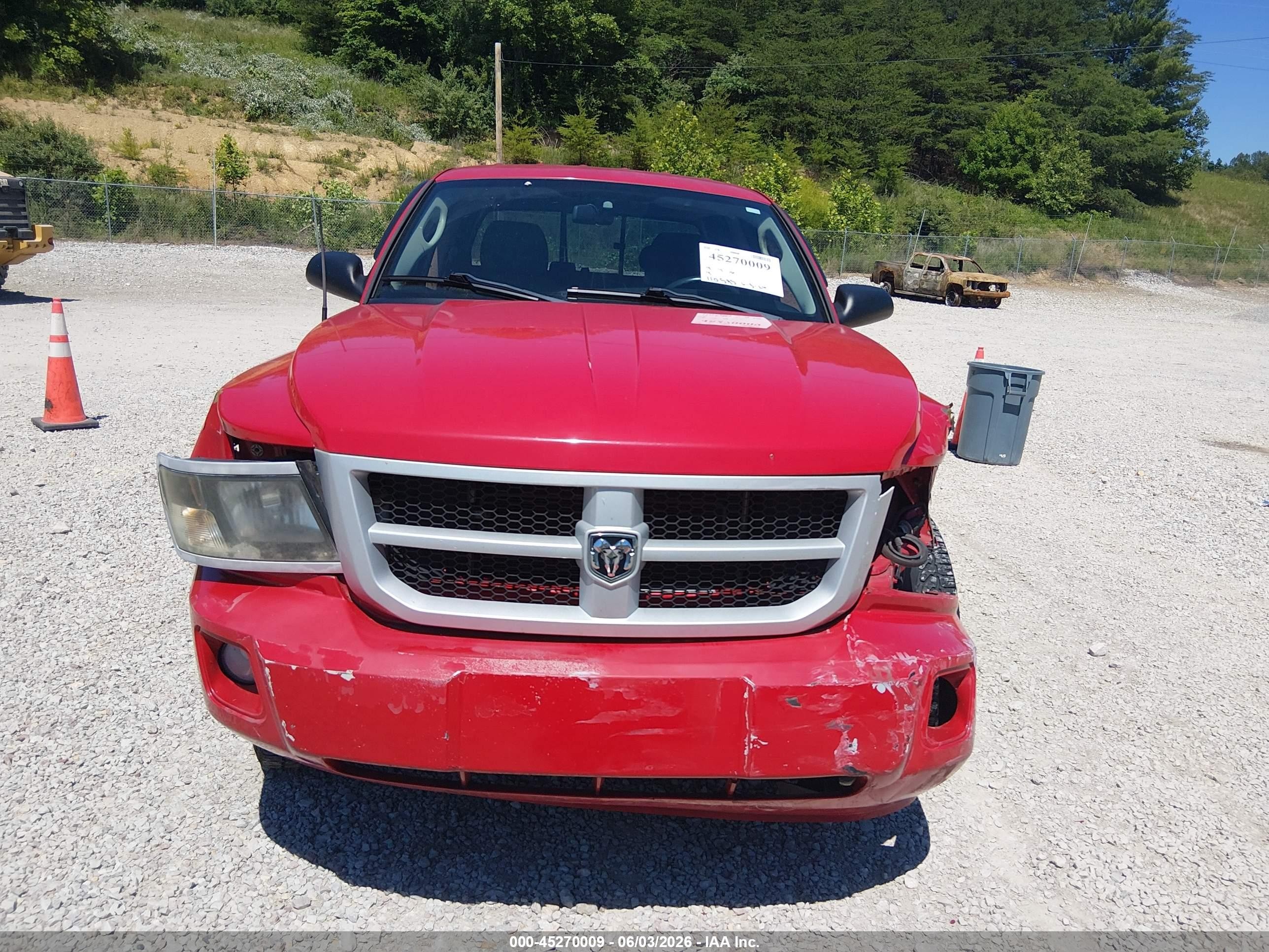 2011 Ram Dakota Bighorn/lonestar Red vin: 1D7RE3GK9BS646460