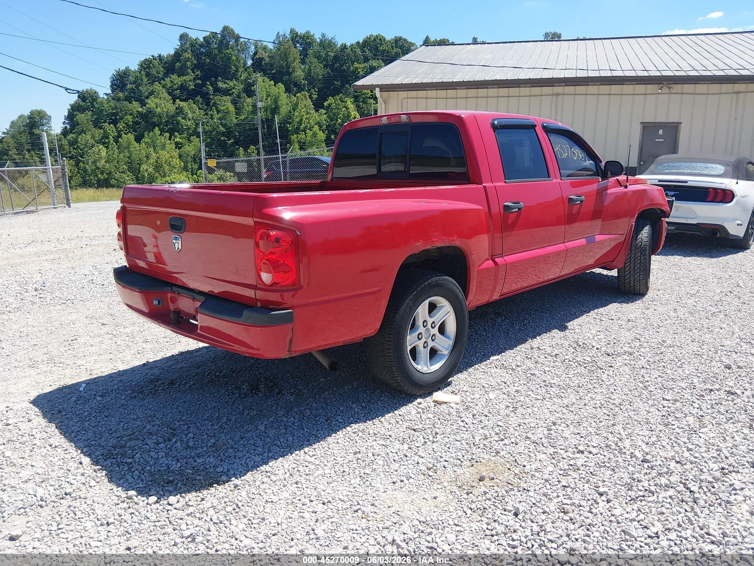 2011 Ram Dakota Bighorn/lonestar Red vin: 1D7RE3GK9BS646460