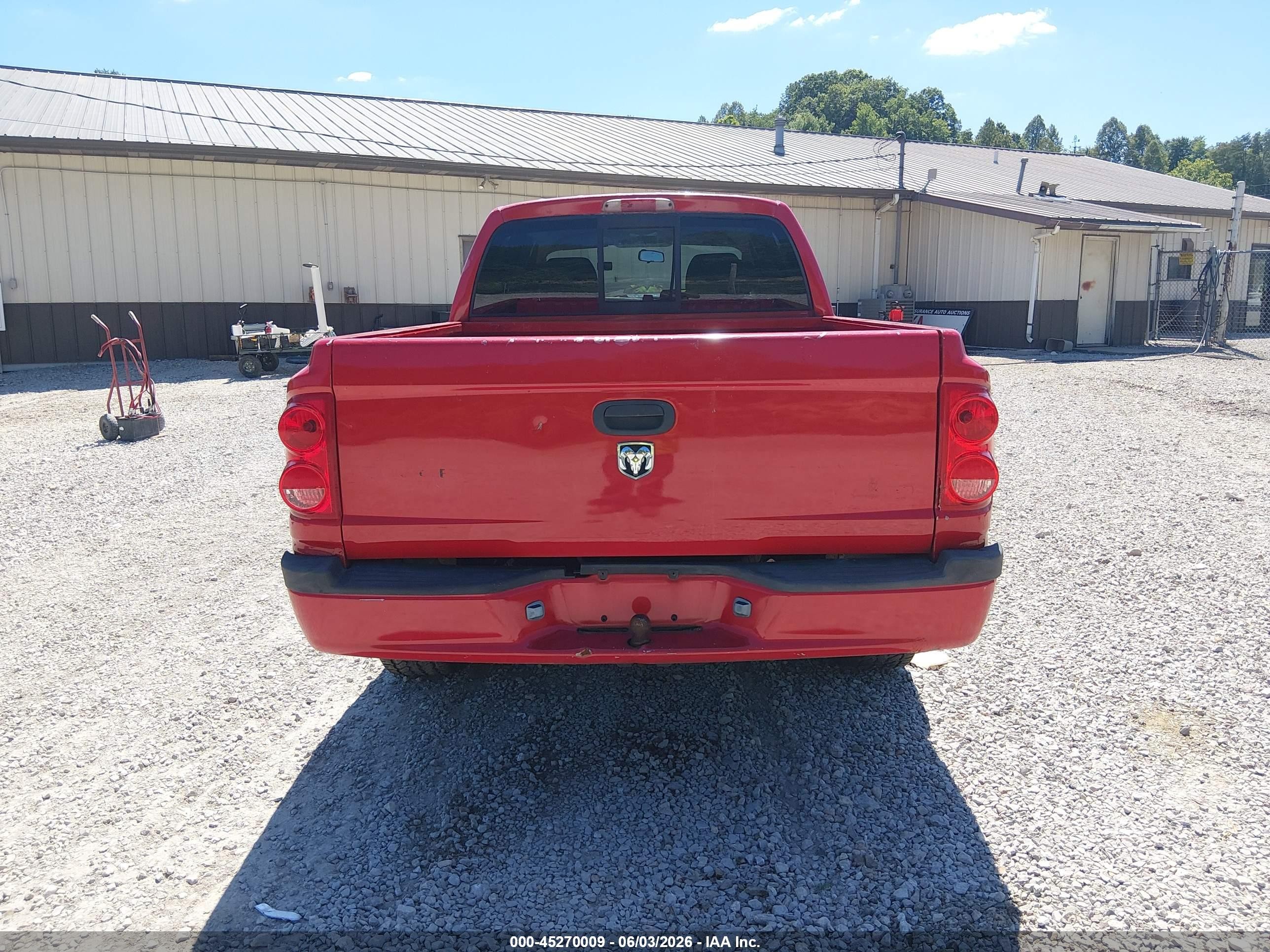 2011 Ram Dakota Bighorn/lonestar Red vin: 1D7RE3GK9BS646460