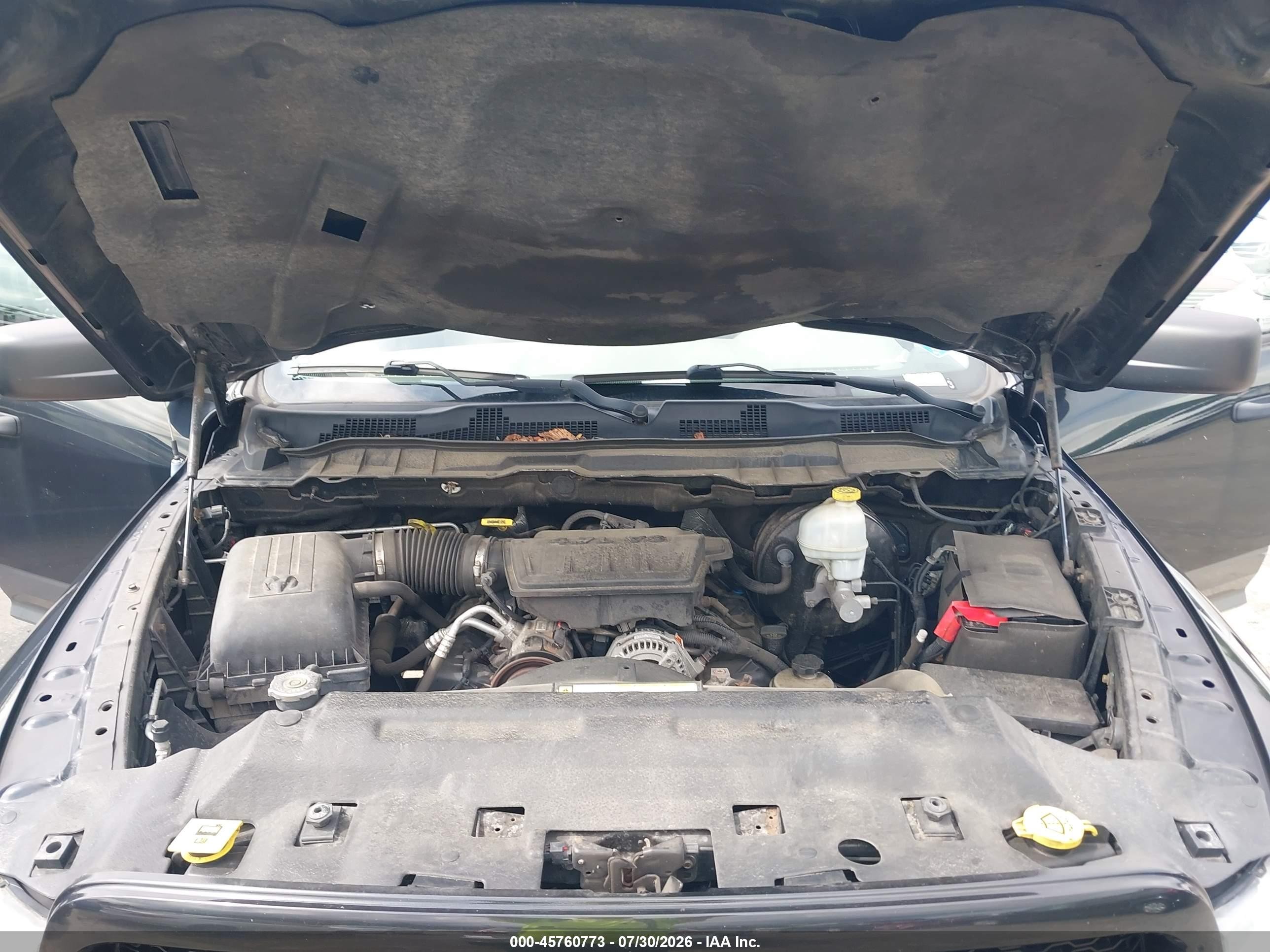 2010 Dodge Ram 1500 Slt/sport/trx Черный vin: 1D7RV1CP2AS260869
