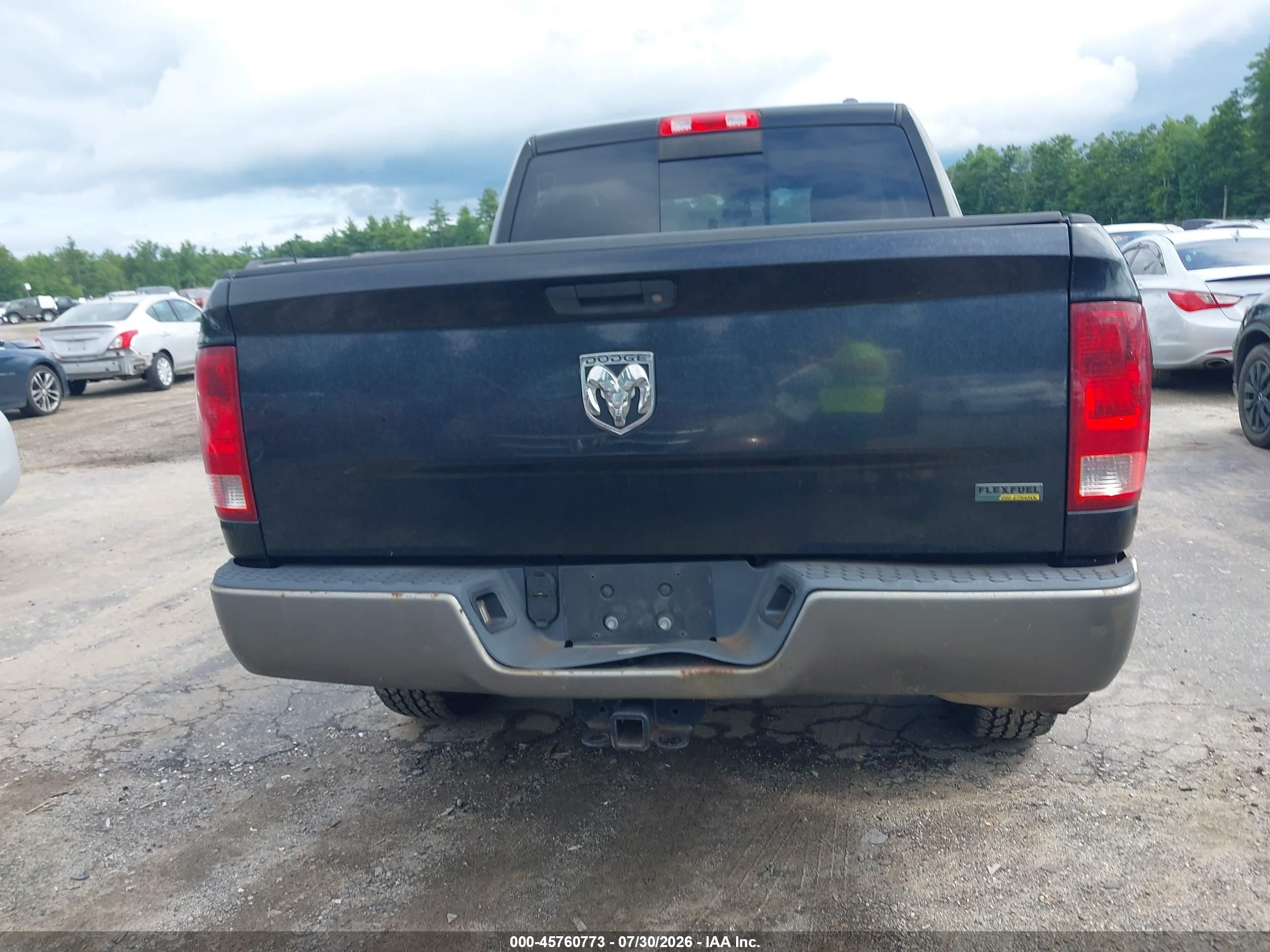 2010 Dodge Ram 1500 Slt/sport/trx Черный vin: 1D7RV1CP2AS260869